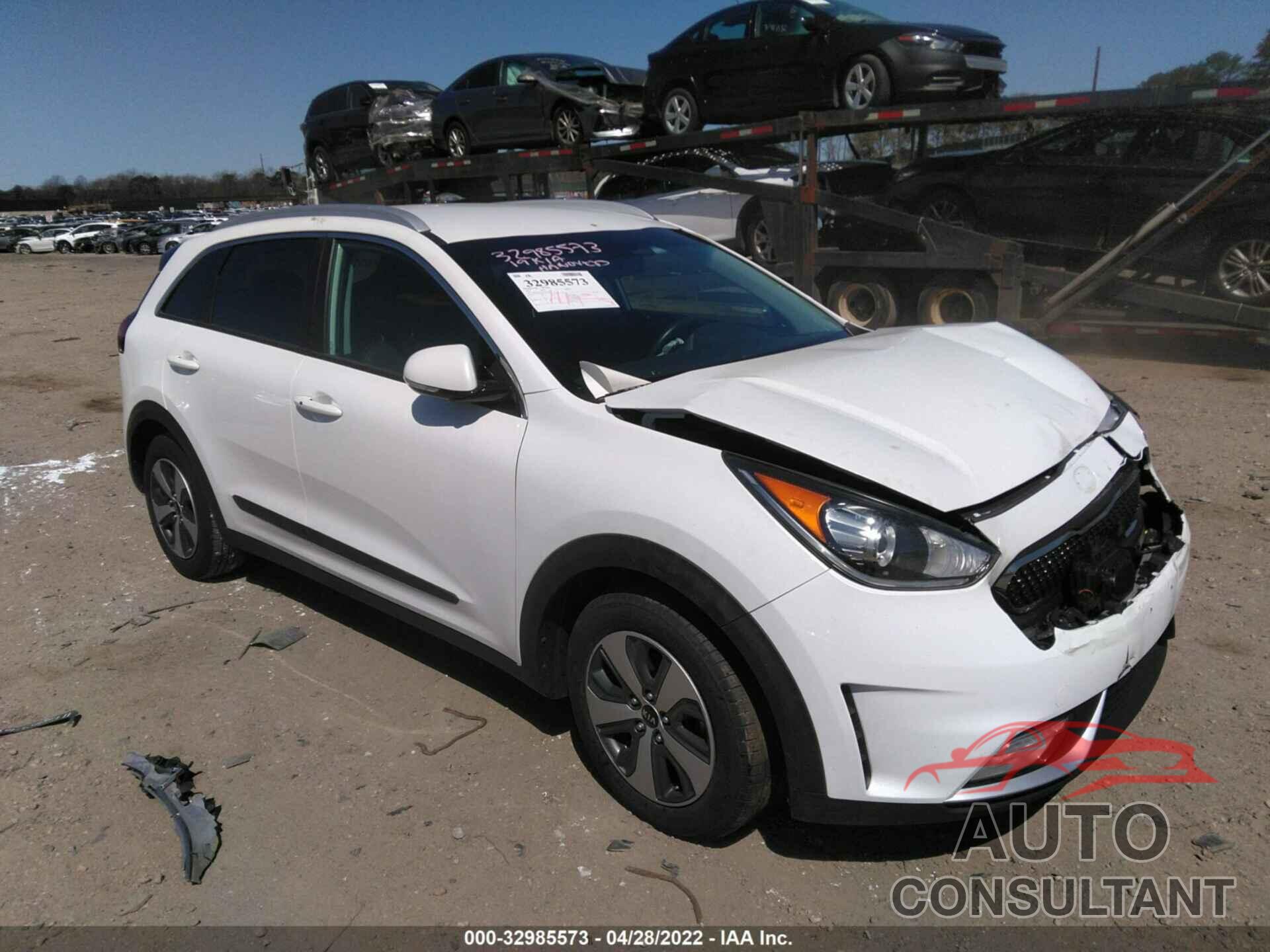 KIA NIRO 2019 - KNDCC3LC9K5325487