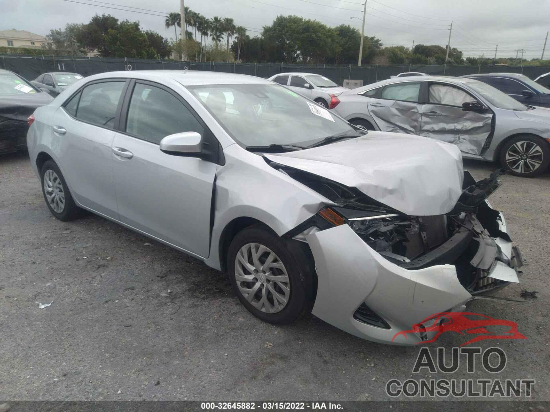 TOYOTA COROLLA 2019 - 2T1BURHE2KC131313