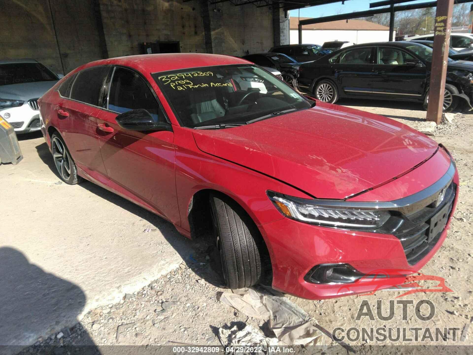 HONDA ACCORD SEDAN 2021 - 1HGCV1F45MA041952