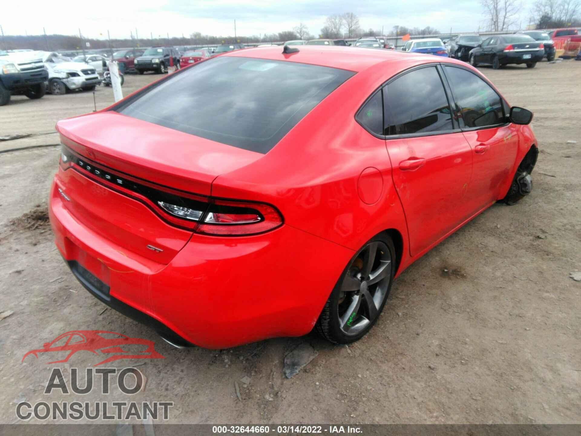 DODGE DART 2016 - 1C3CDFEB7GD701110