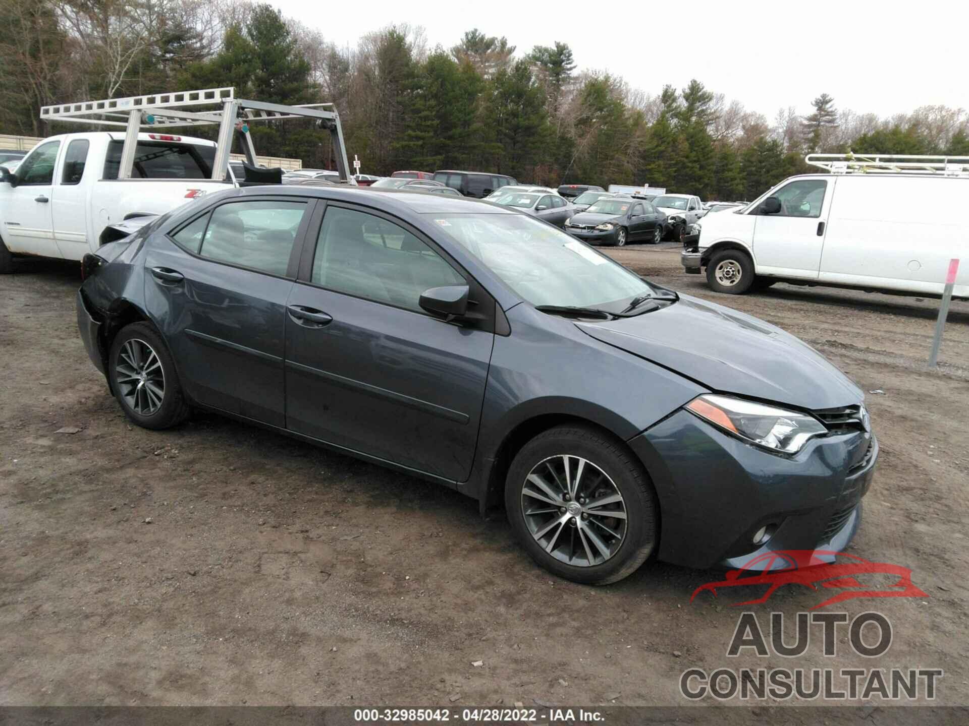 TOYOTA COROLLA 2016 - 5YFBURHE3GP495490