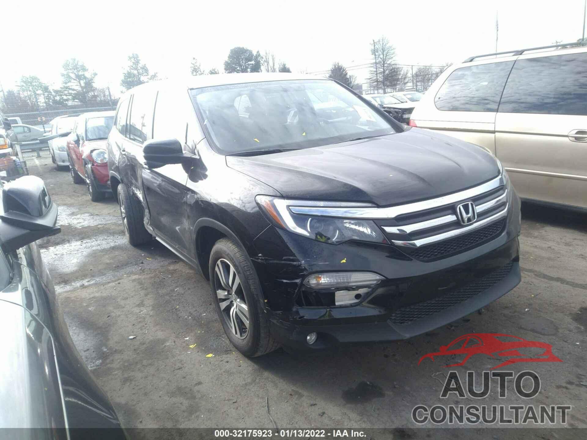HONDA PILOT 2017 - 5FNYF5H59HB041108