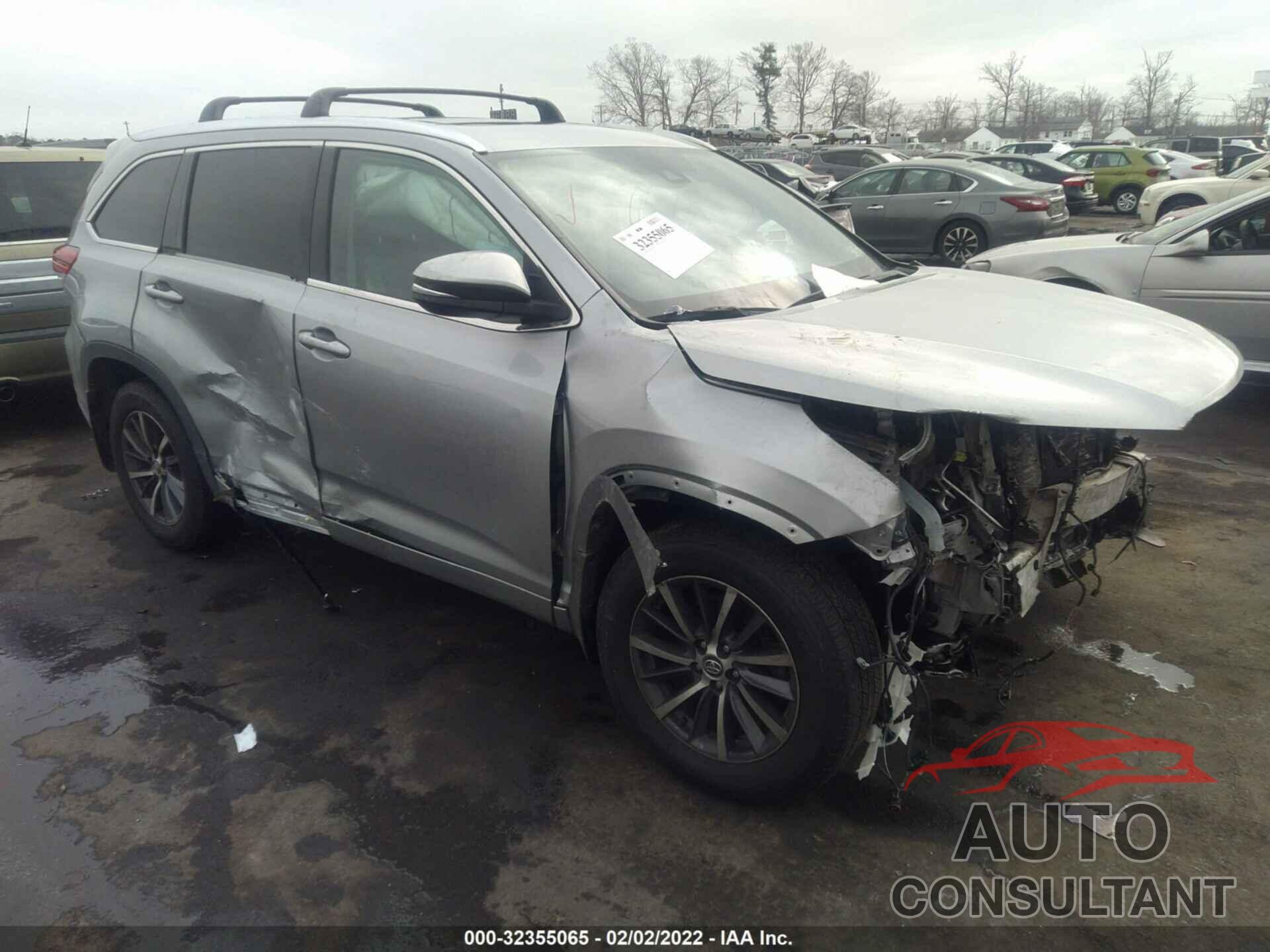 TOYOTA HIGHLANDER 2017 - 5TDJZRFH3HS446423