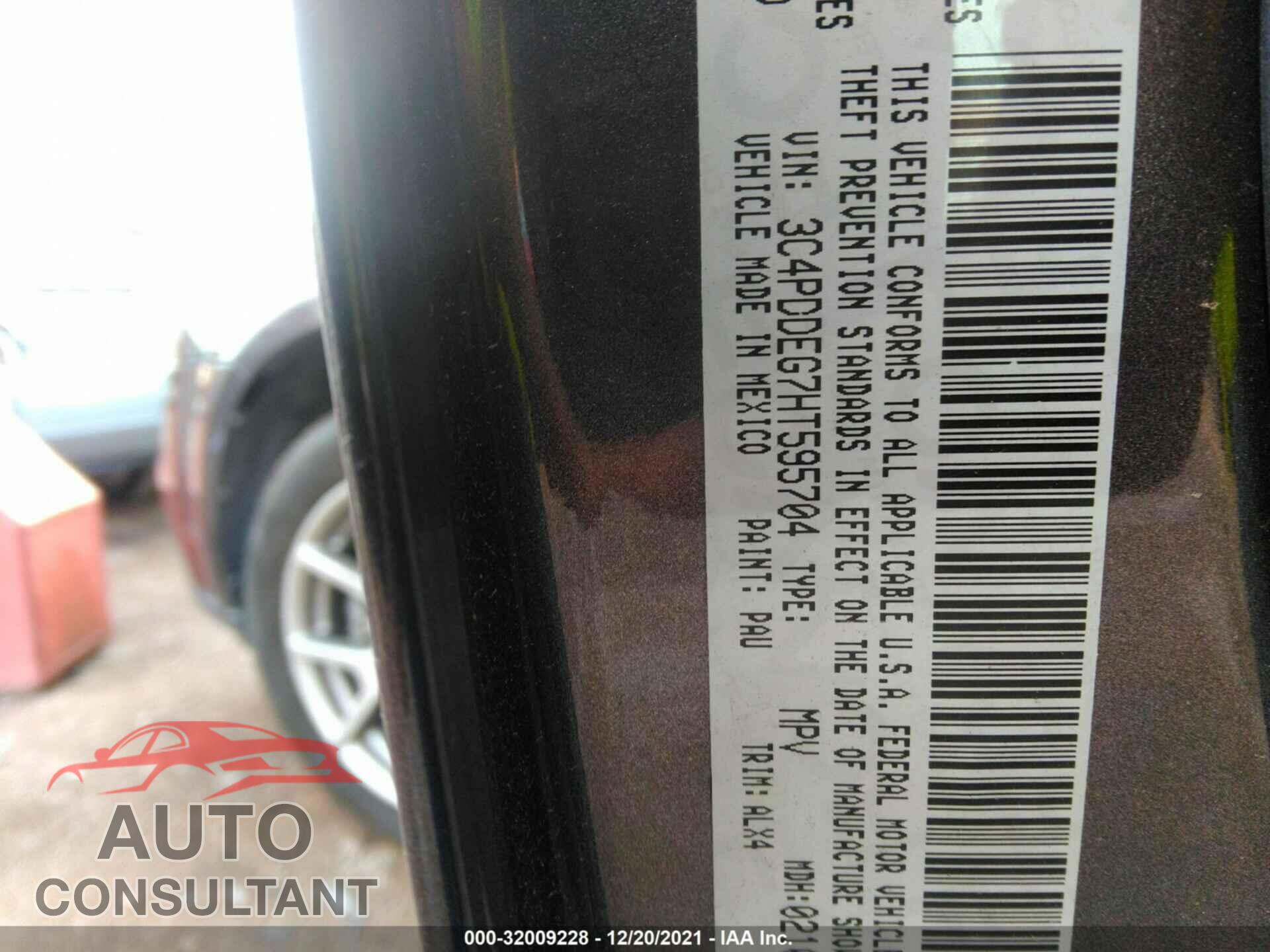 DODGE JOURNEY 2017 - 3C4PDDEG7HT595704