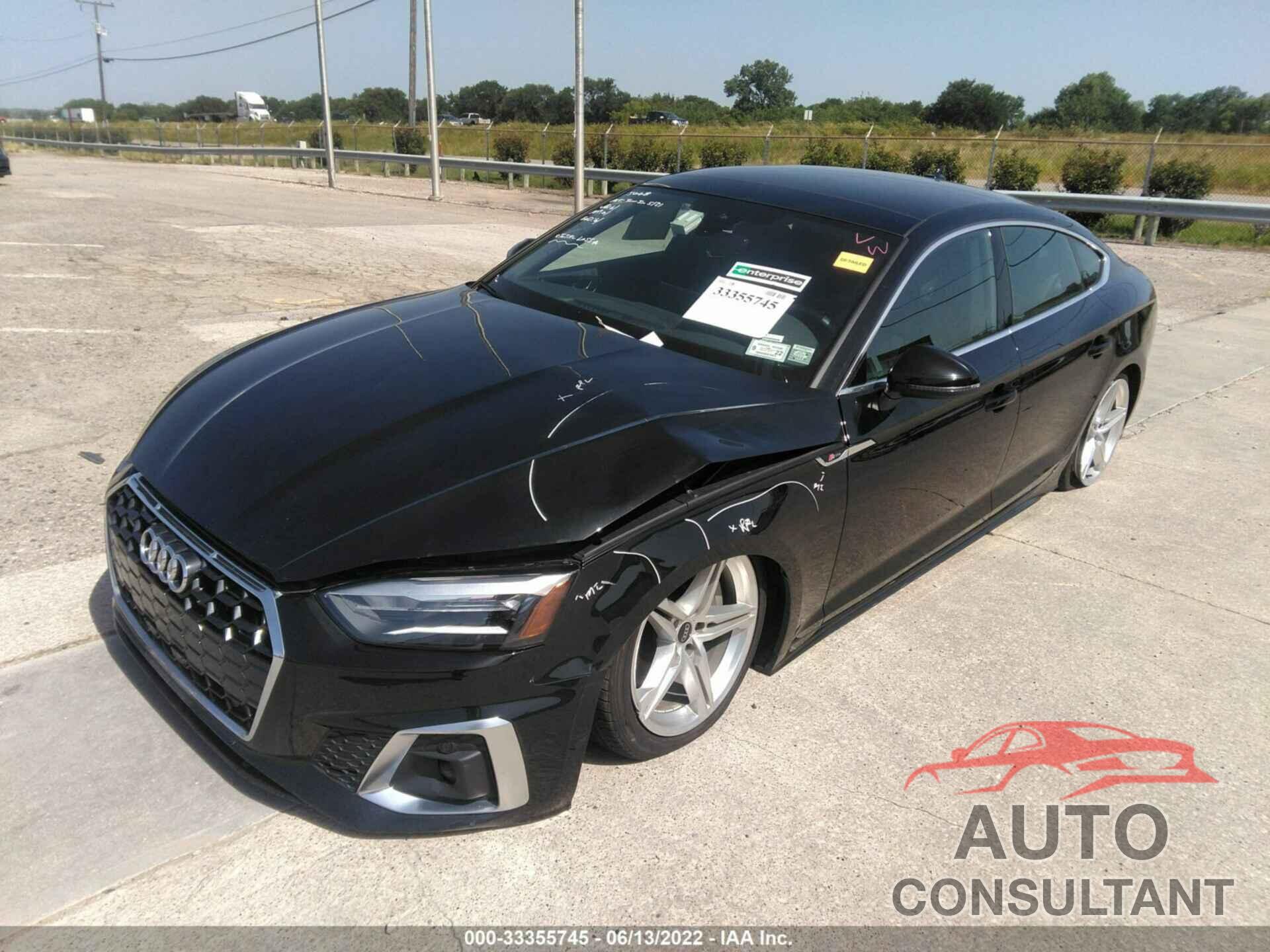 AUDI A5 SPORTBACK 2021 - WAUDACF50MA045892