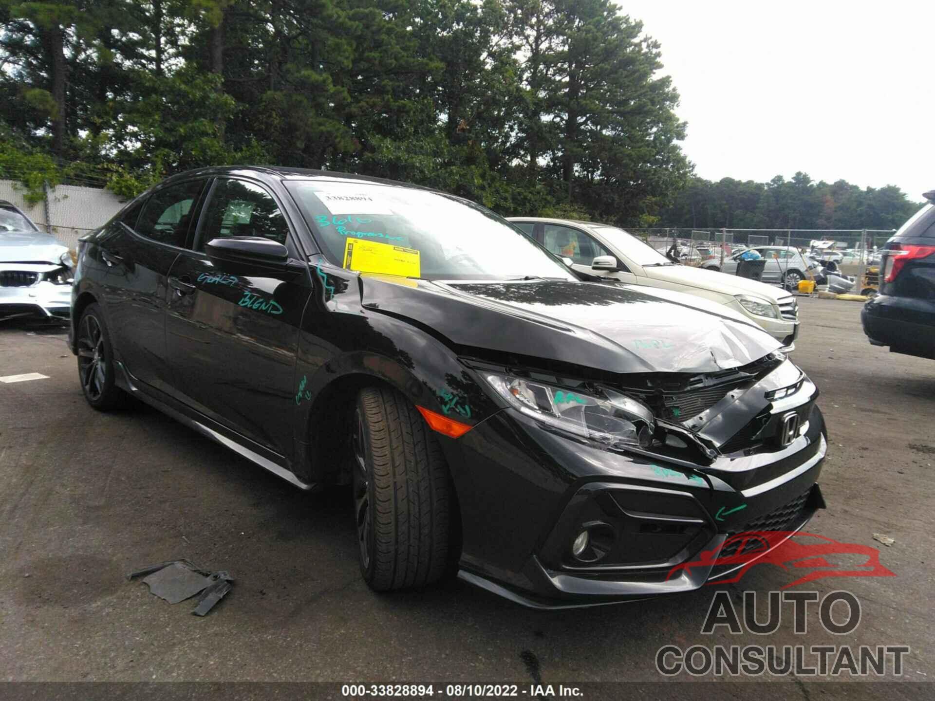 HONDA CIVIC HATCHBACK 2021 - SHHFK7G45MU216261