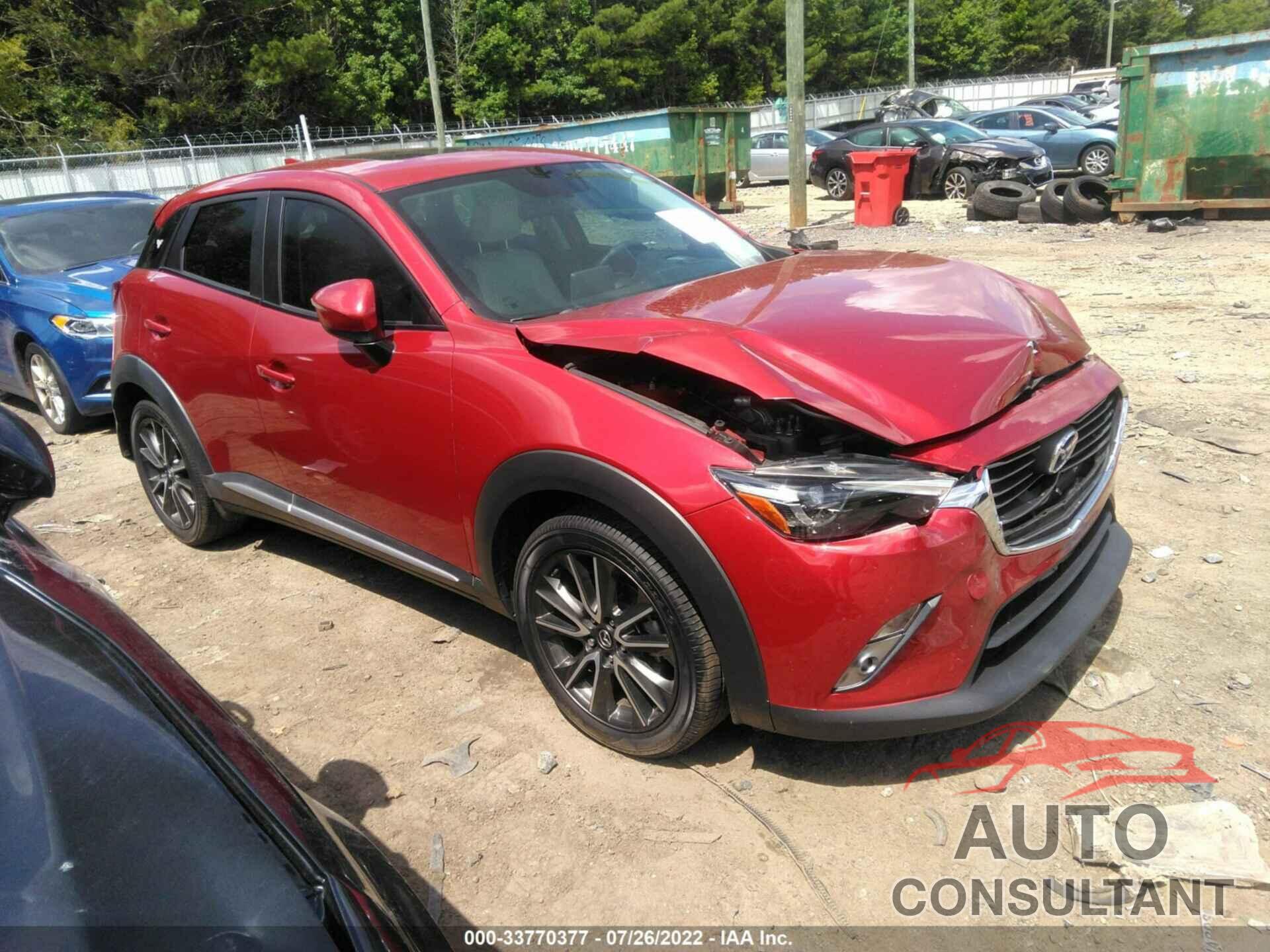 MAZDA CX-3 2016 - JM1DKBD78G0107158