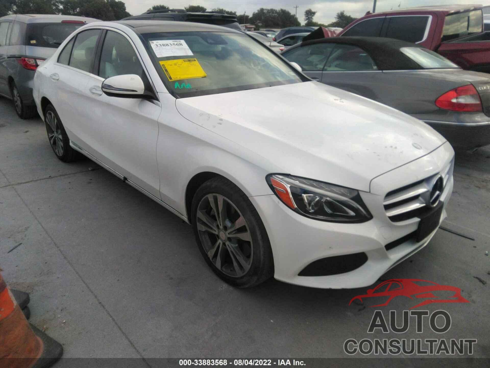 MERCEDES-BENZ C-CLASS 2017 - 55SWF4KB2HU201571