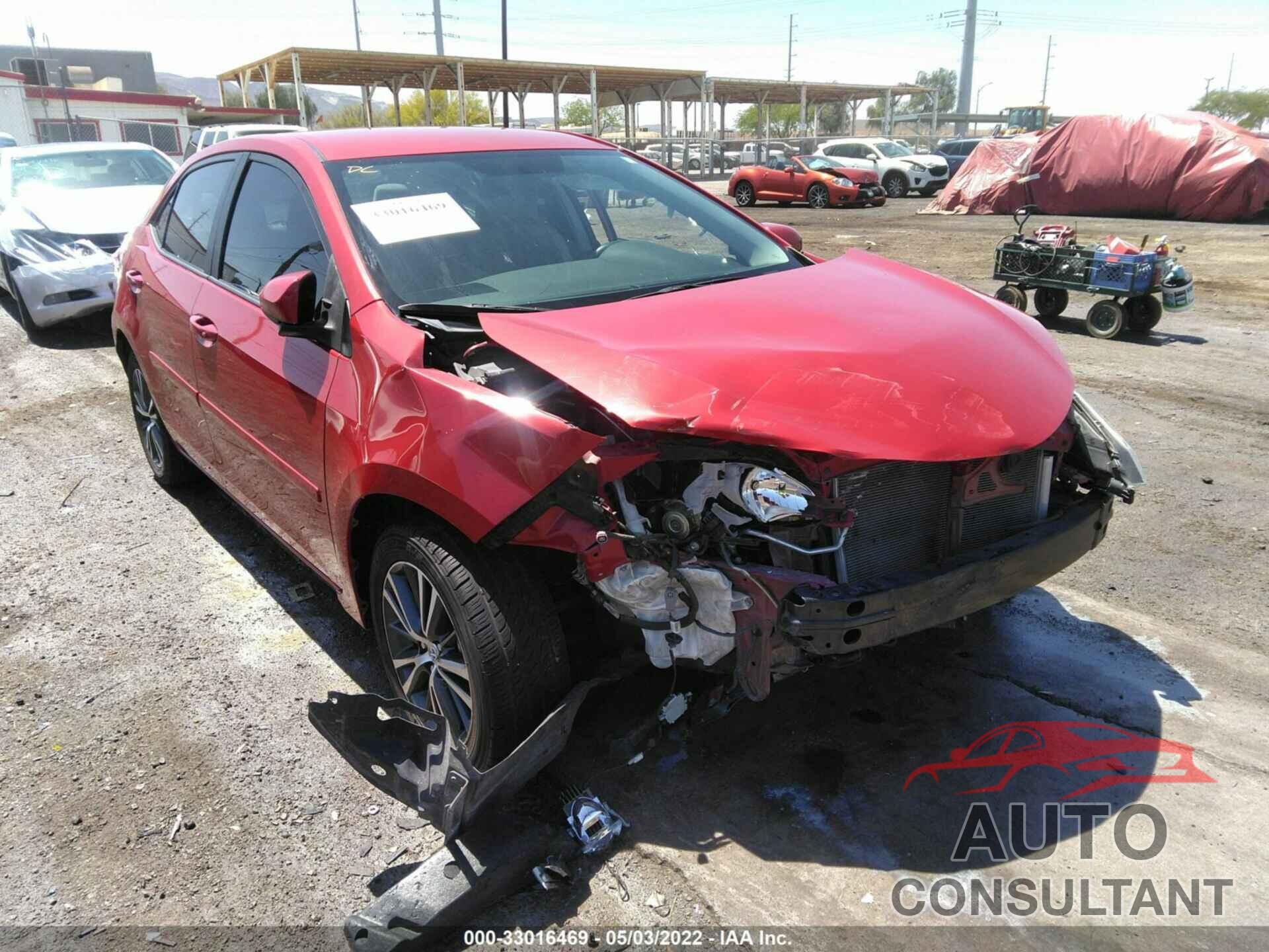 TOYOTA COROLLA 2016 - 5YFBURHE2GP391928
