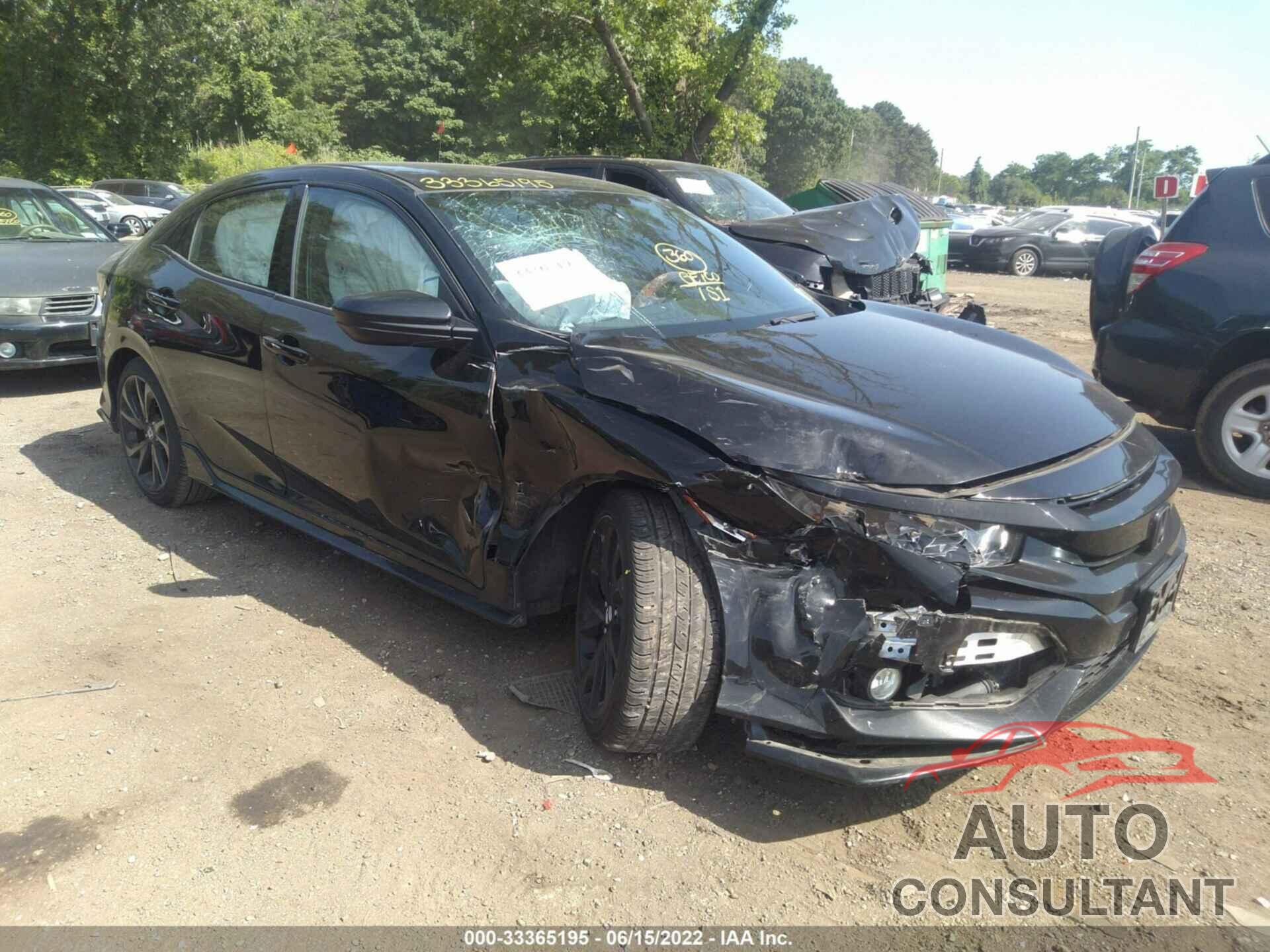 HONDA CIVIC HATCHBACK 2017 - SHHFK7H43HU418309