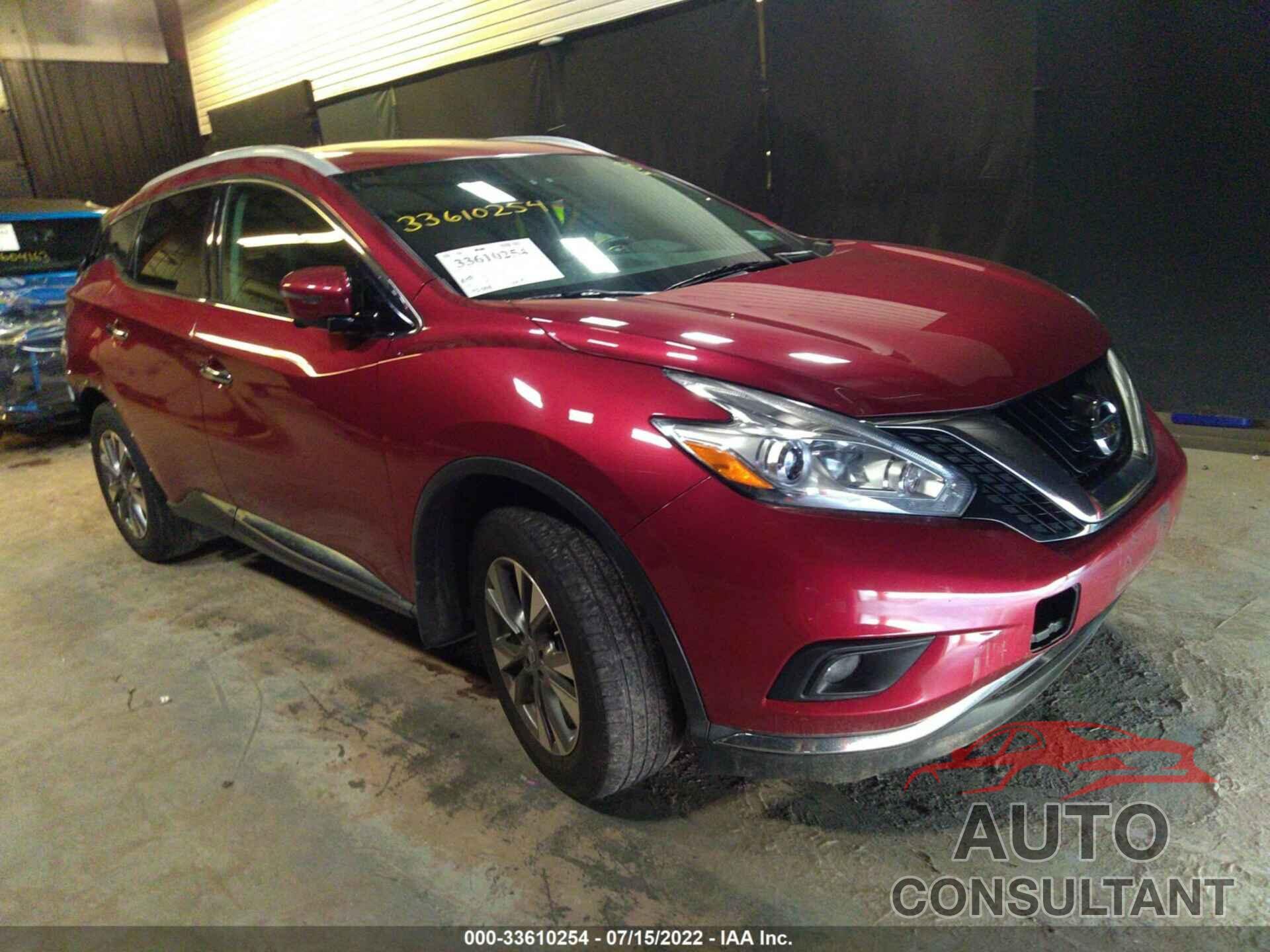 NISSAN MURANO 2016 - 5N1AZ2MH8GN106937