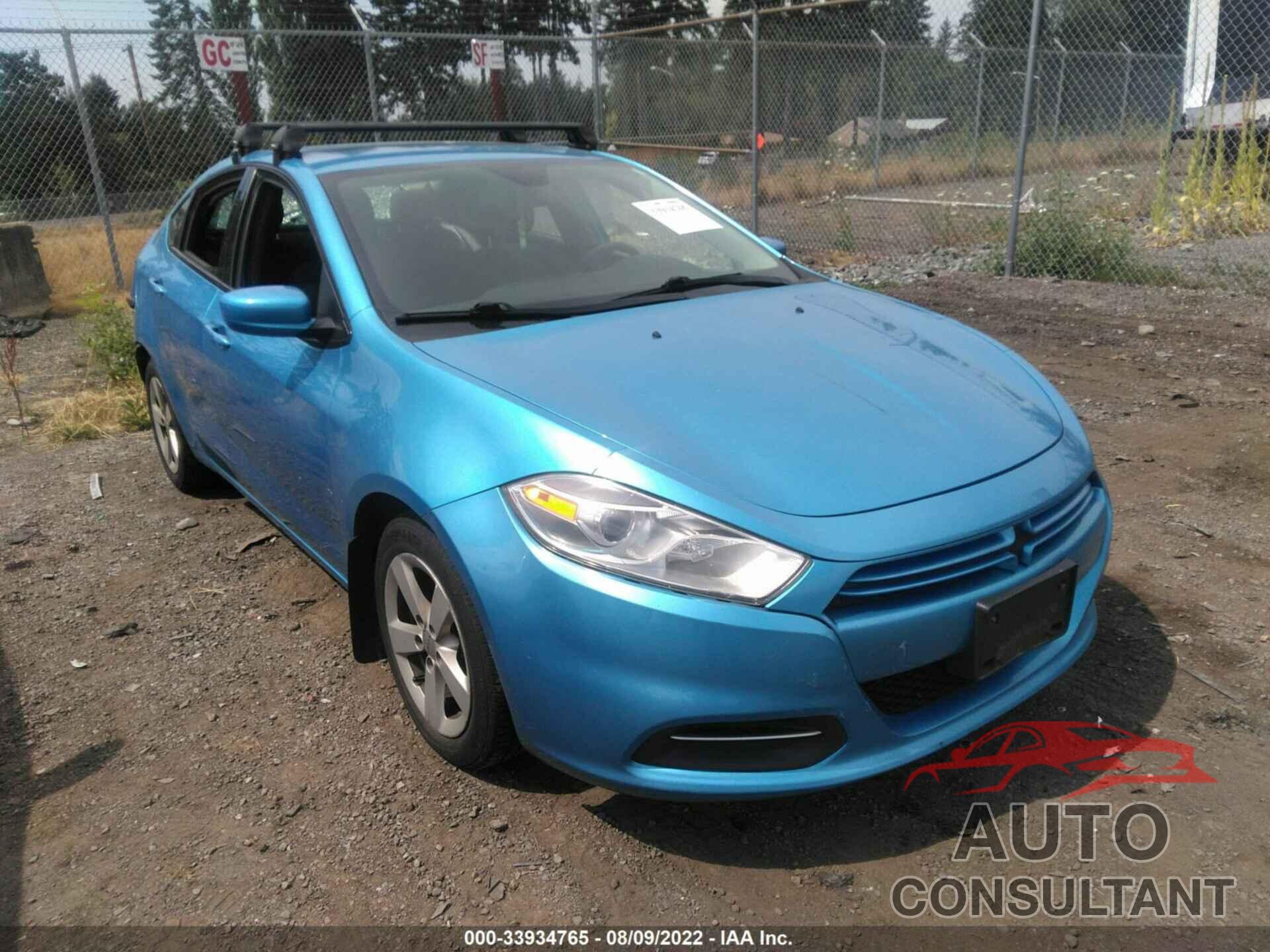 DODGE DART 2016 - 1C3CDFFA5GD822966