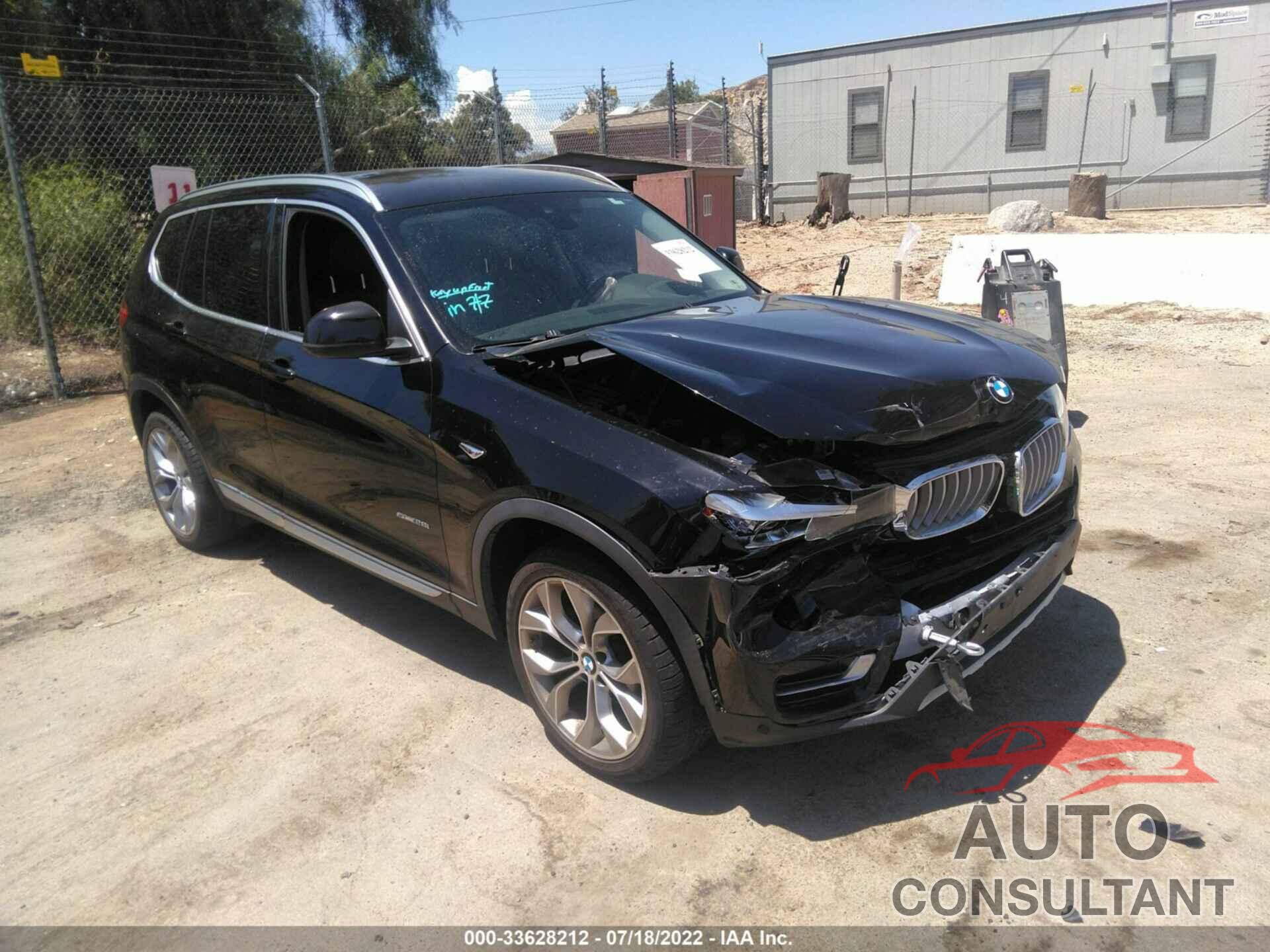 BMW X3 2017 - 5UXWZ7C52H0T43726