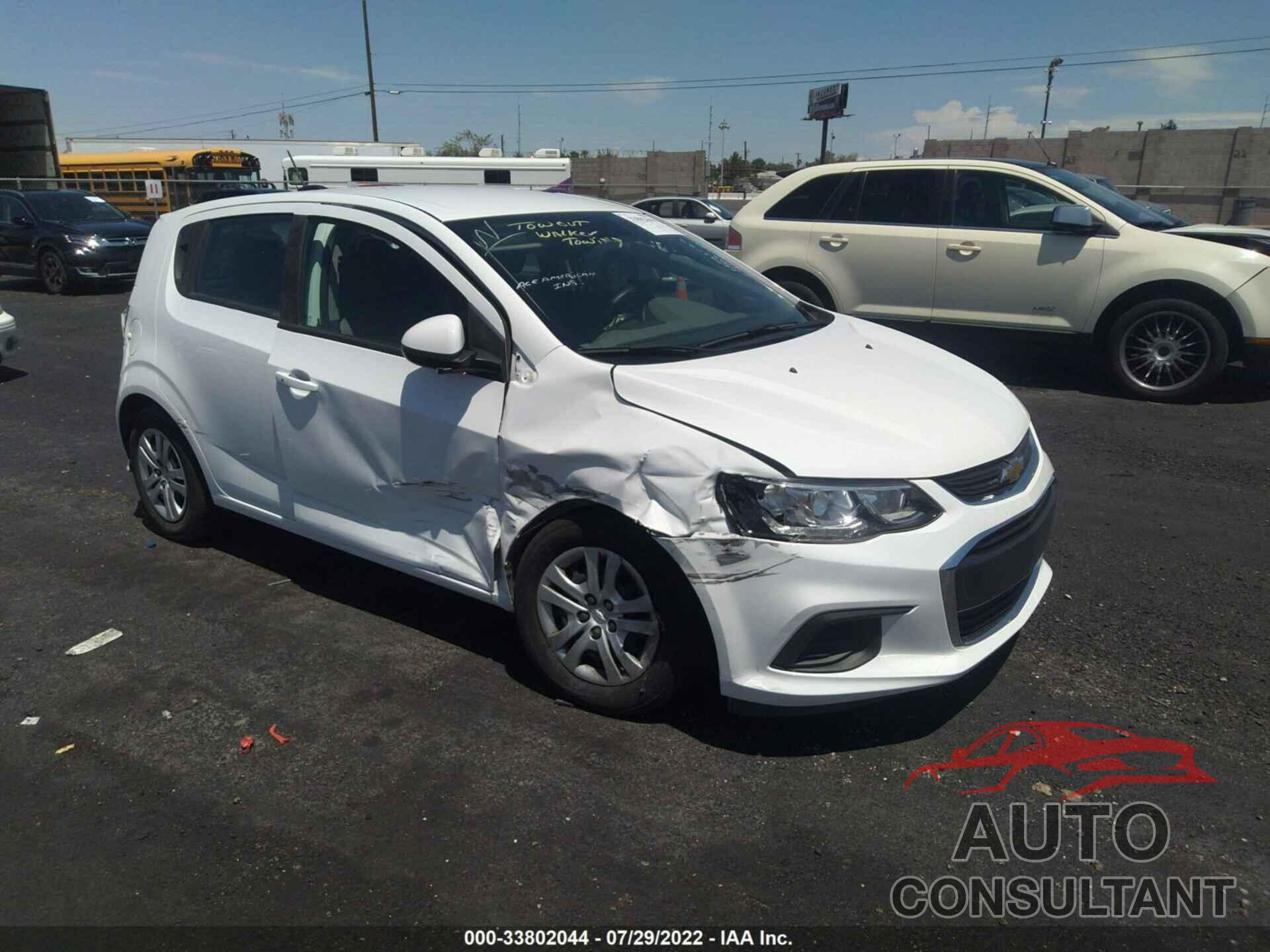 CHEVROLET SONIC 2020 - 1G1JG6SB5L4112638