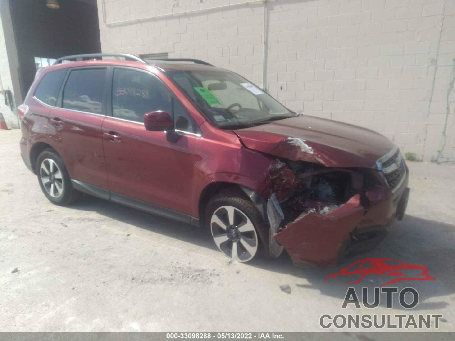 SUBARU FORESTER 2017 - JF2SJARC3HH562627