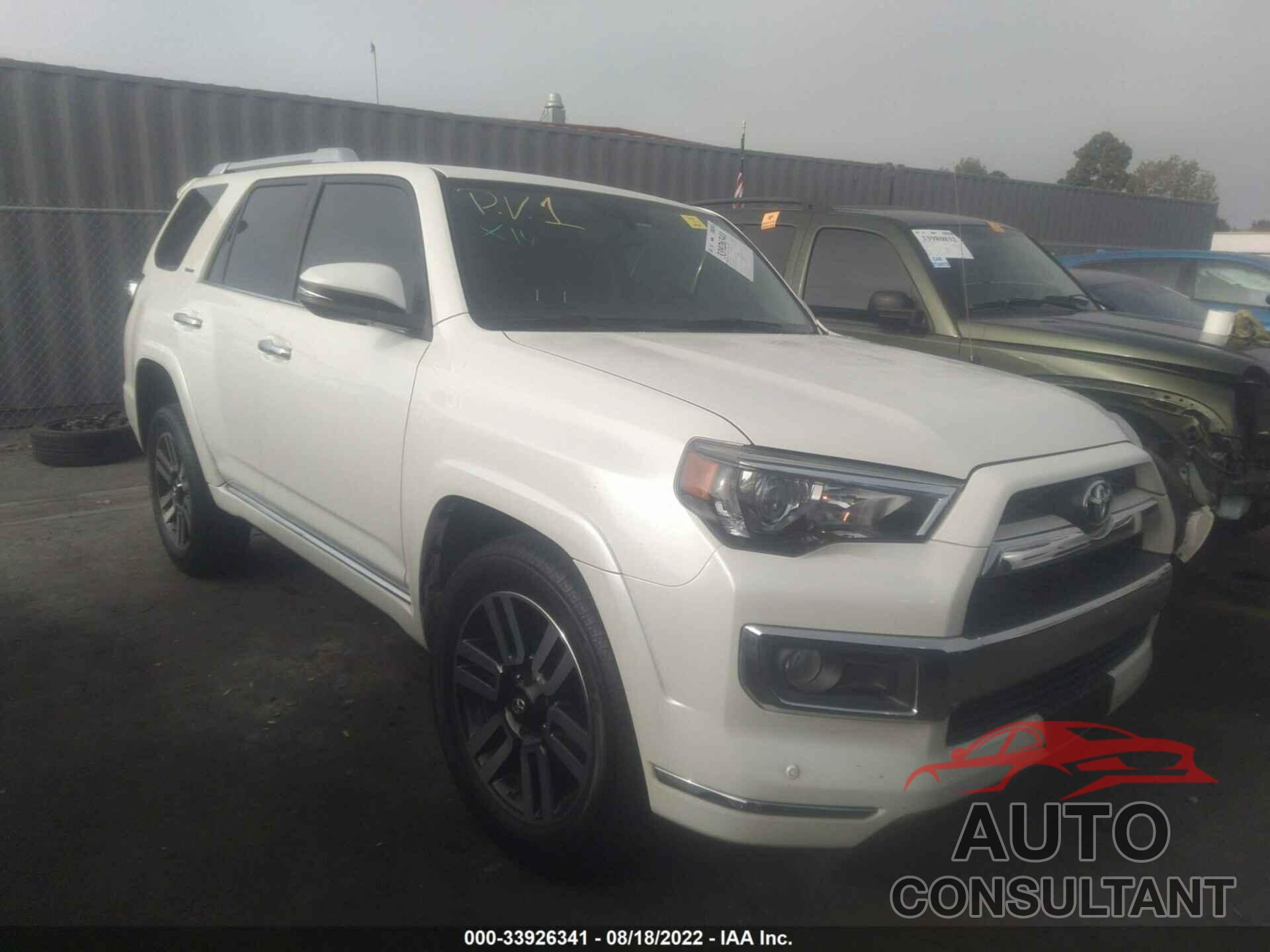 TOYOTA 4RUNNER 2017 - JTEBU5JR4H5412939