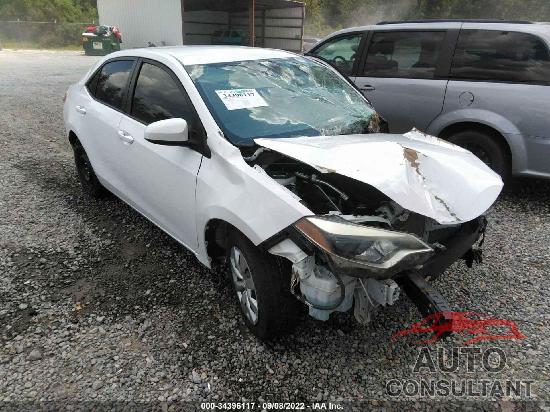 TOYOTA COROLLA 2016 - 5YFBURHE3GP430509