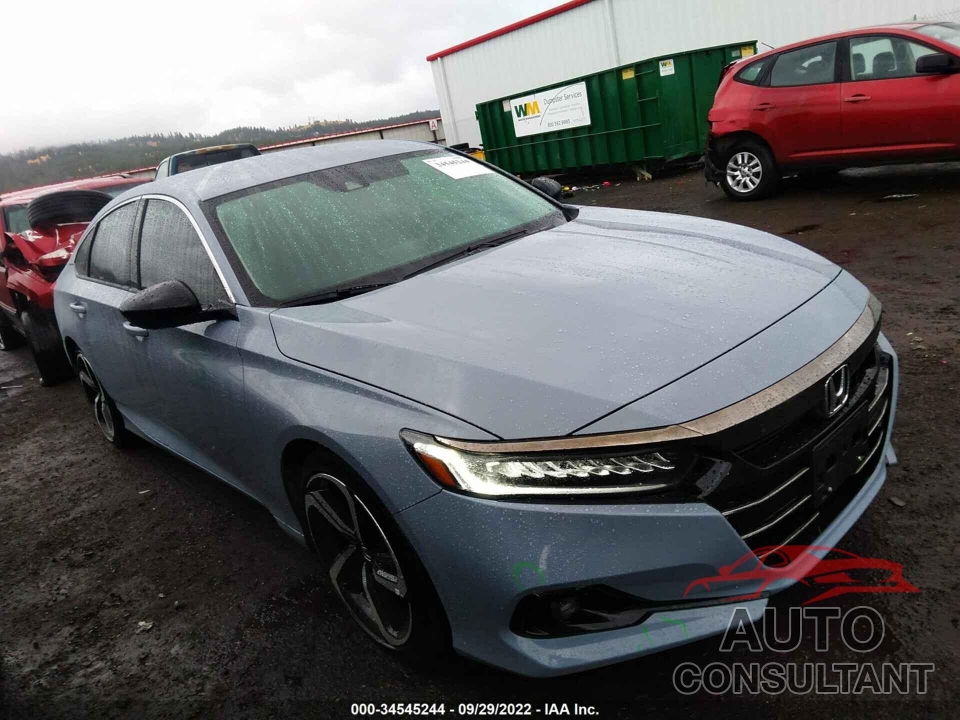 HONDA ACCORD SEDAN 2021 - 1HGCV1F42MA113013