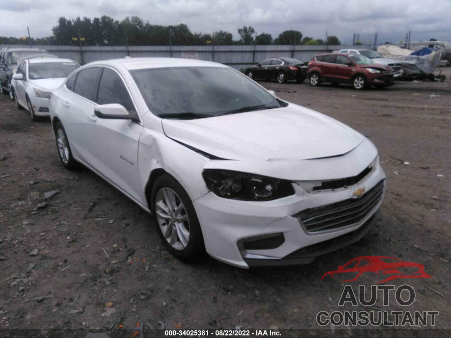 CHEVROLET MALIBU 2016 - 1G1ZE5ST2GF304394