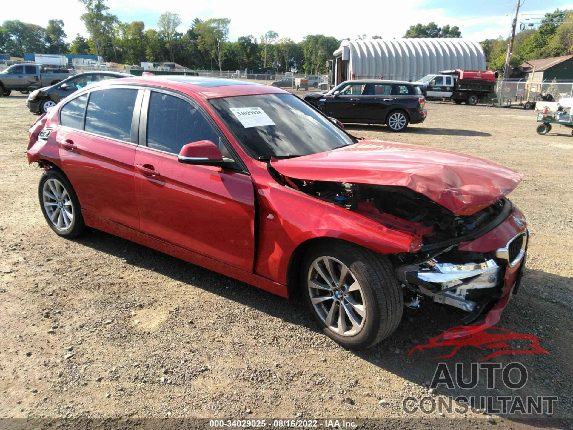 BMW 3 SERIES 2016 - WBA8E5G52GNU21022