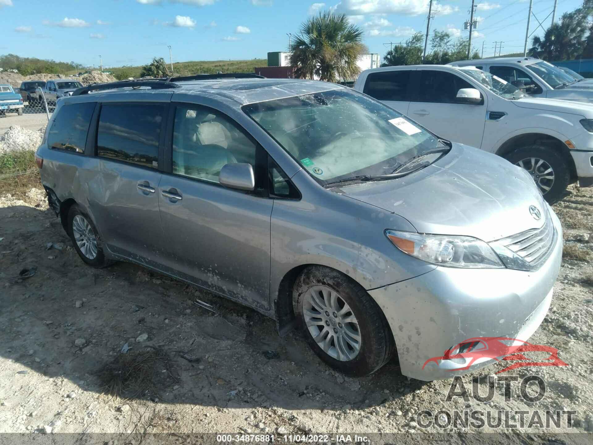 TOYOTA SIENNA 2016 - 5TDYK3DC5GS714510