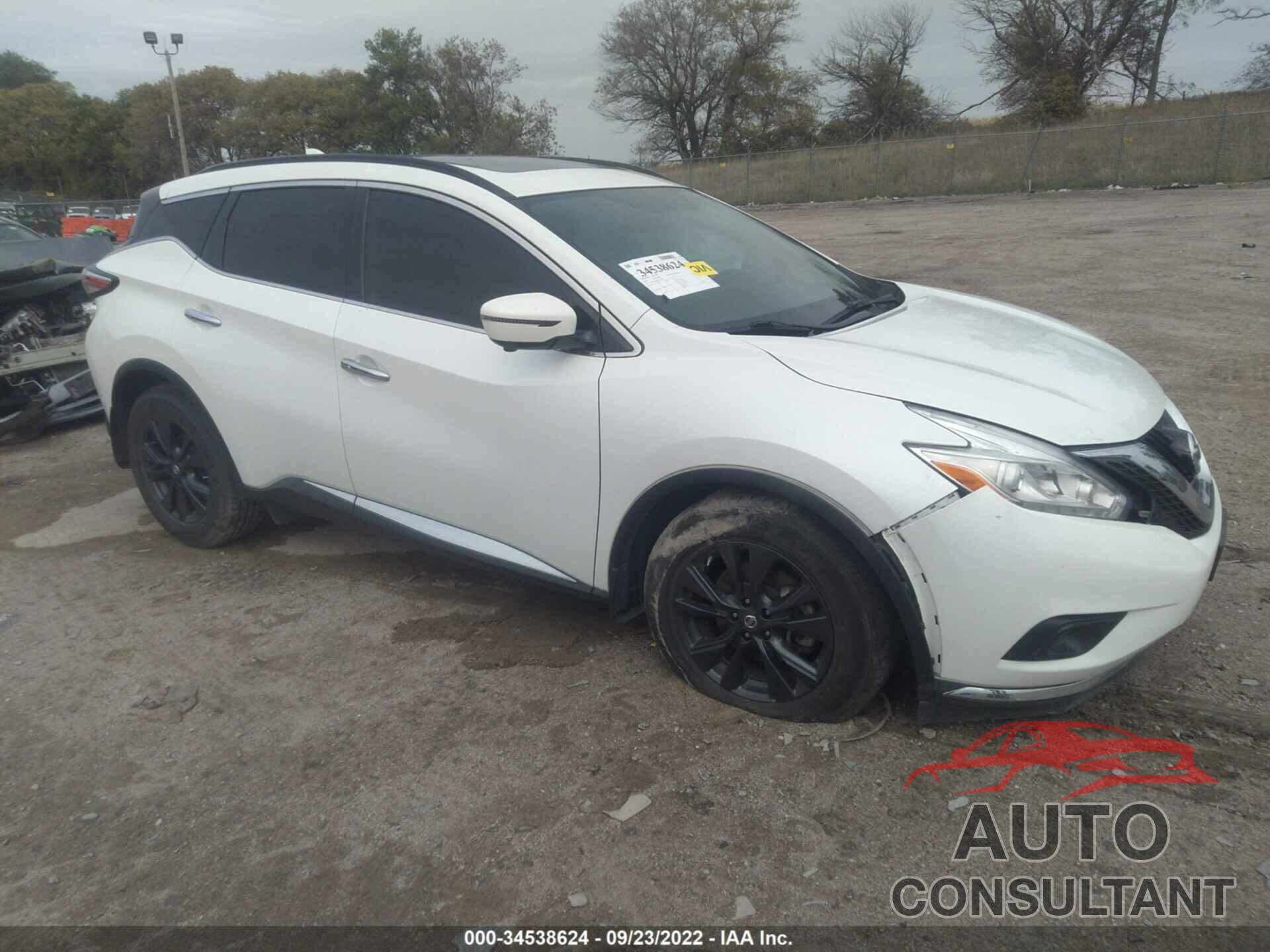 NISSAN MURANO 2017 - 5N1AZ2MHXHN156370