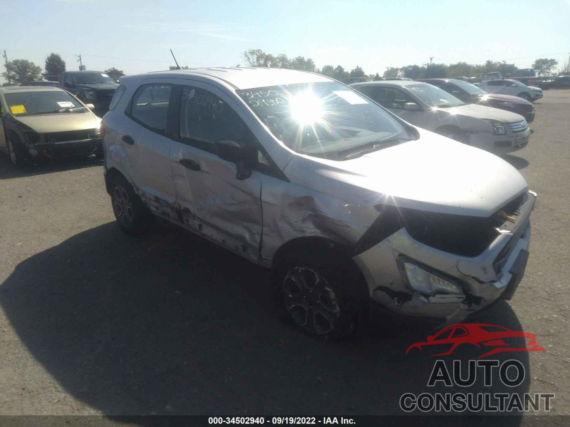 FORD ECOSPORT 2019 - MAJ3S2FE8KC256593