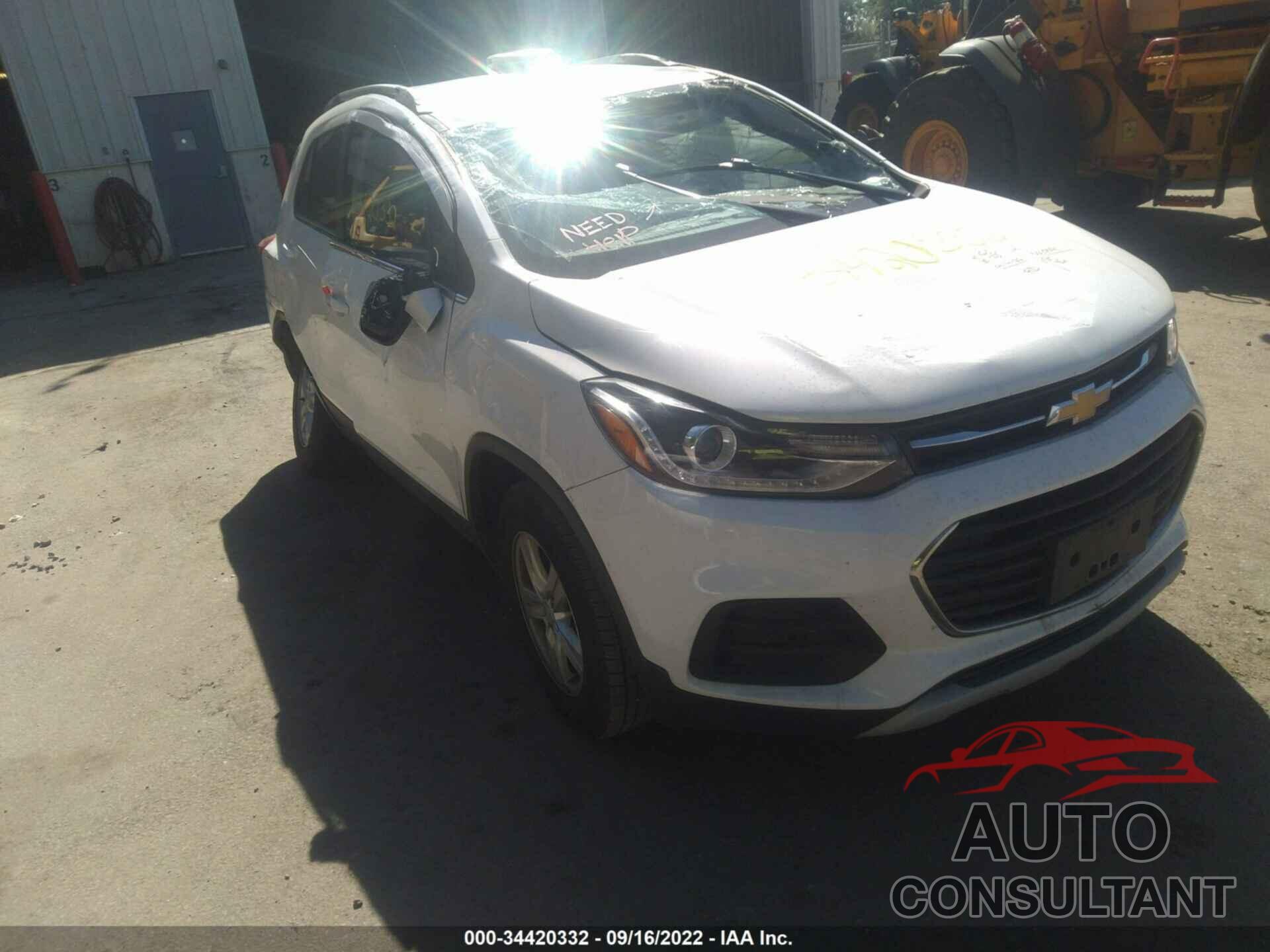 CHEVROLET TRAX 2020 - 3GNCJPSBXLL262835