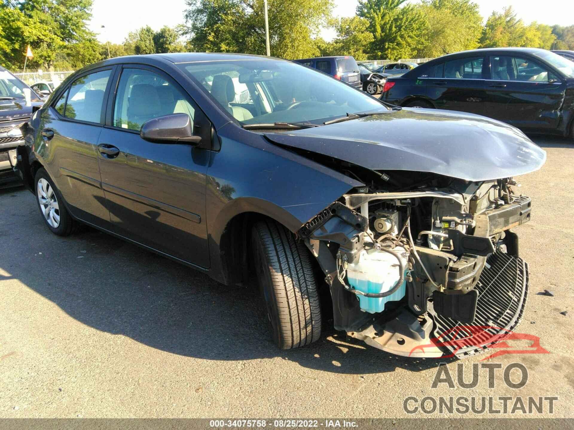 TOYOTA COROLLA 2016 - 2T1BURHE2GC576075
