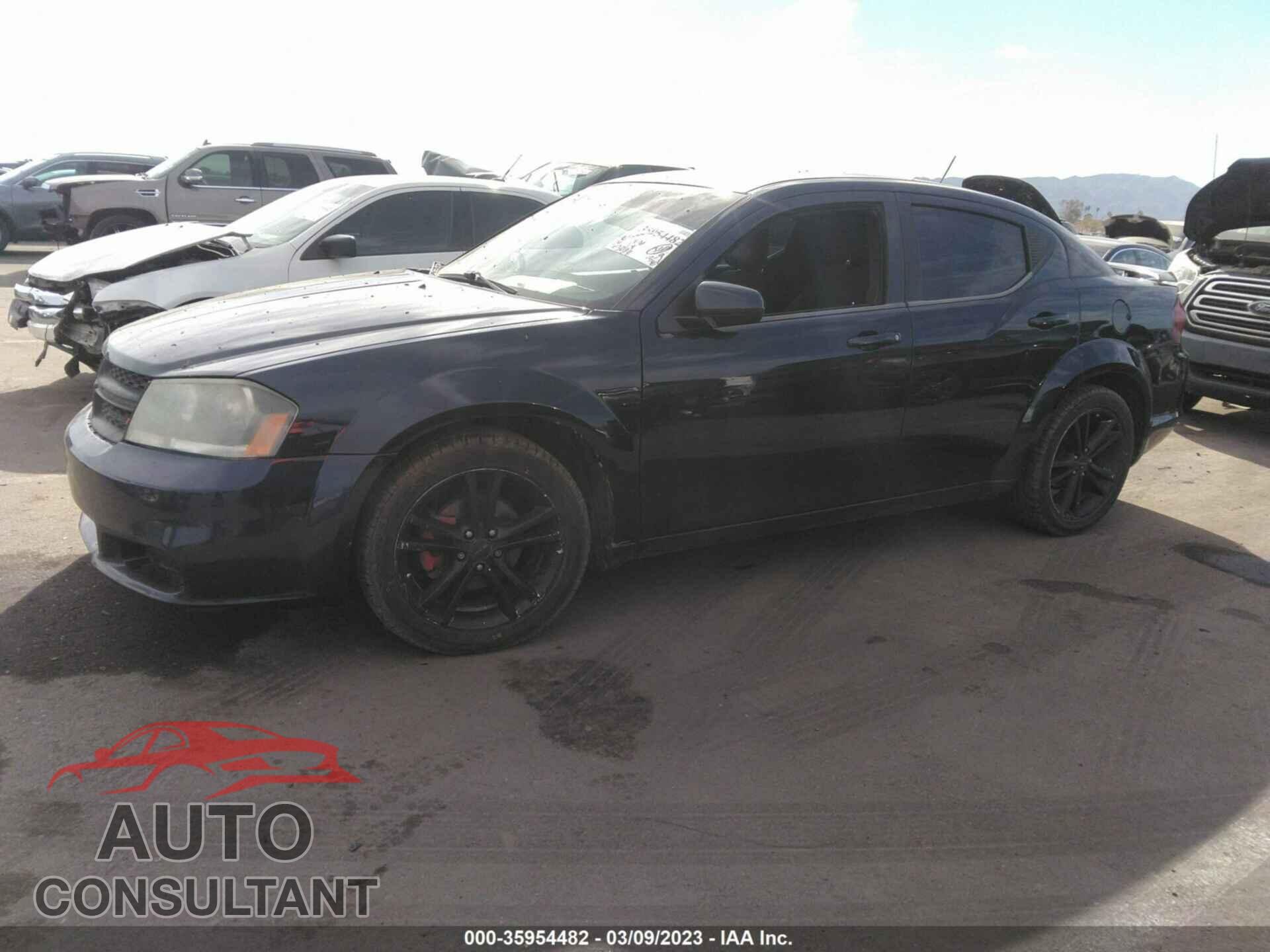 DODGE AVENGER 2013 - 1C3CDZCB0DN623117