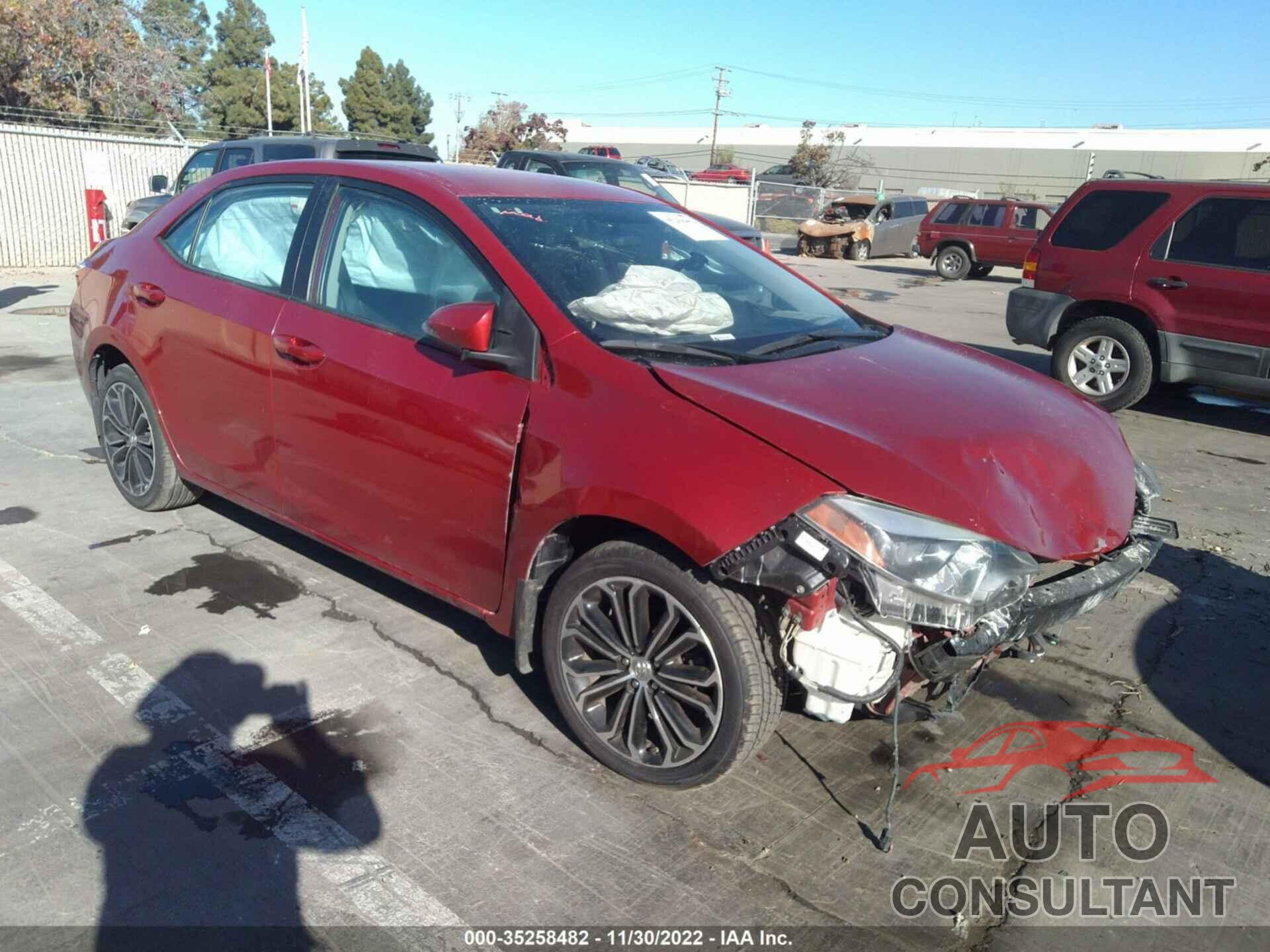 TOYOTA COROLLA 2015 - 5YFBURHE0FP229908