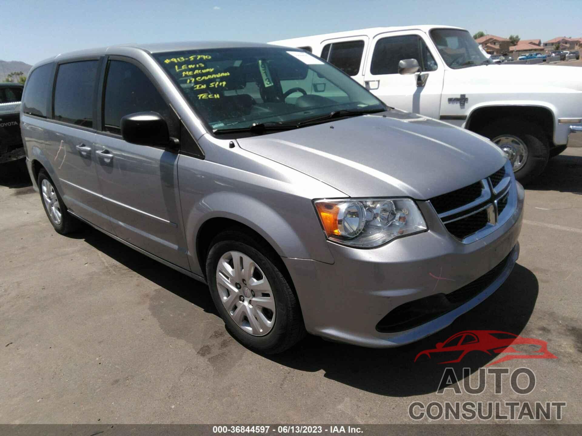 DODGE GRAND CARAVAN 2017 - 2C4RDGBGXHR855658