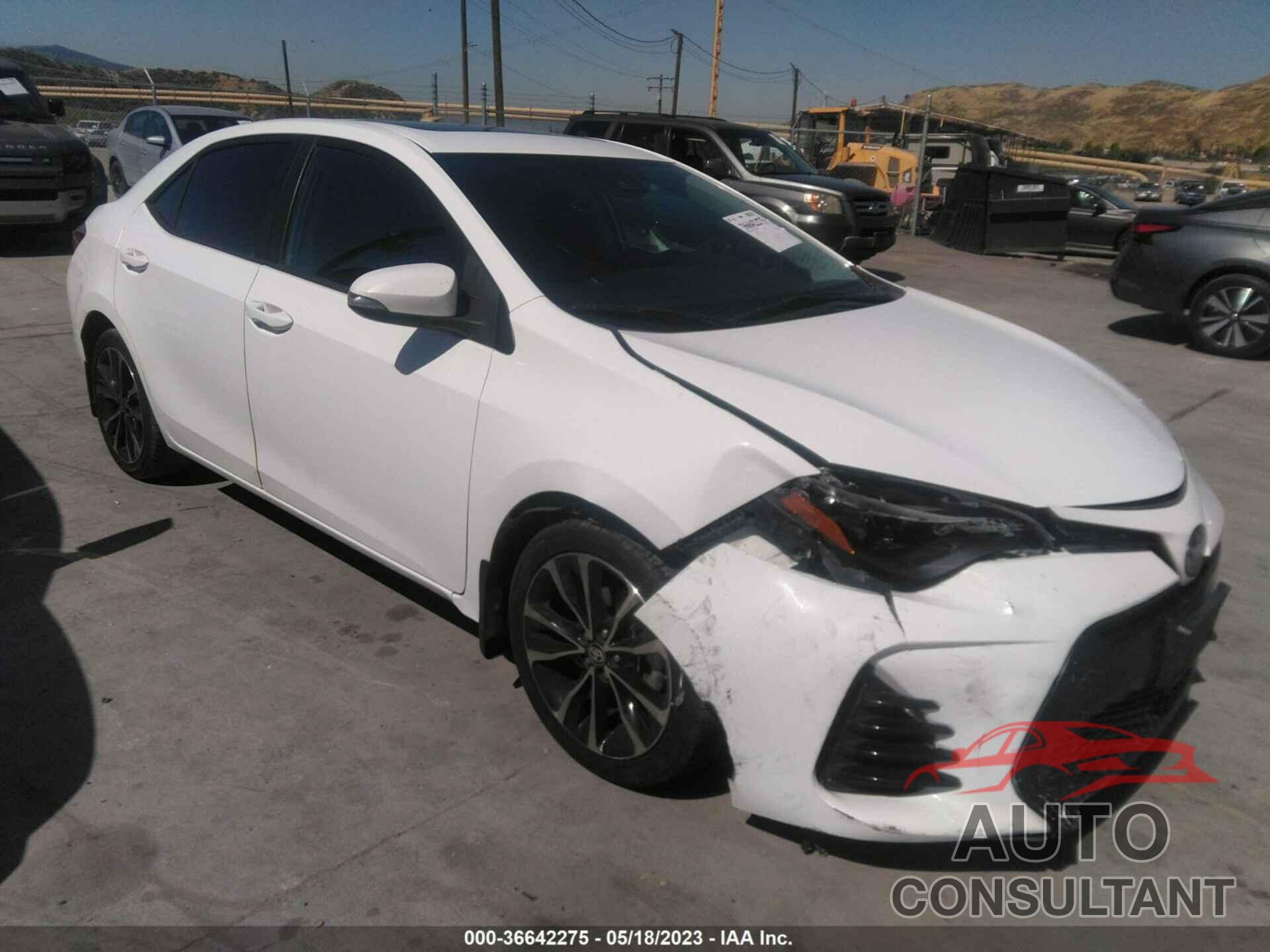 TOYOTA COROLLA 2017 - 2T1BURHE8HC798363
