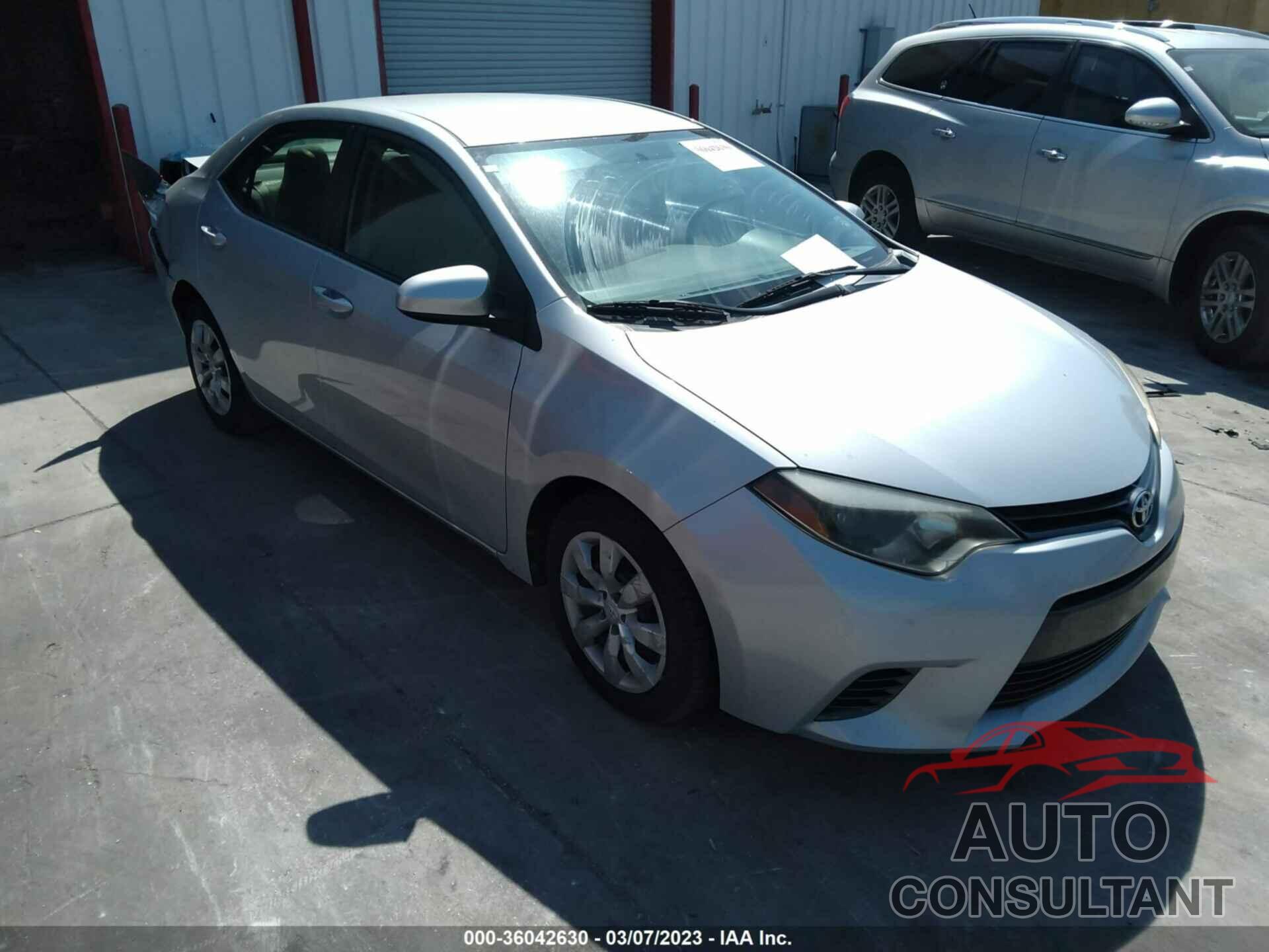 TOYOTA COROLLA 2016 - 2T1BURHE3GC645792