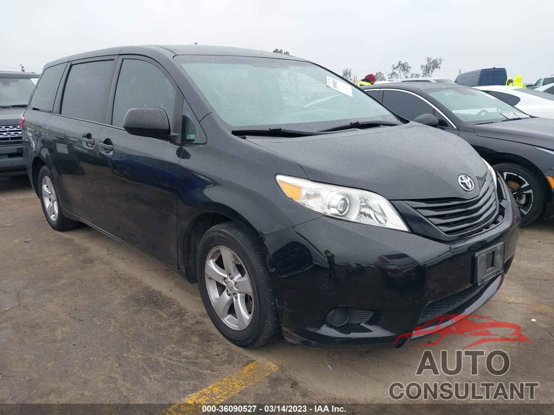 TOYOTA SIENNA 2016 - 5TDZK3DC5GS743316