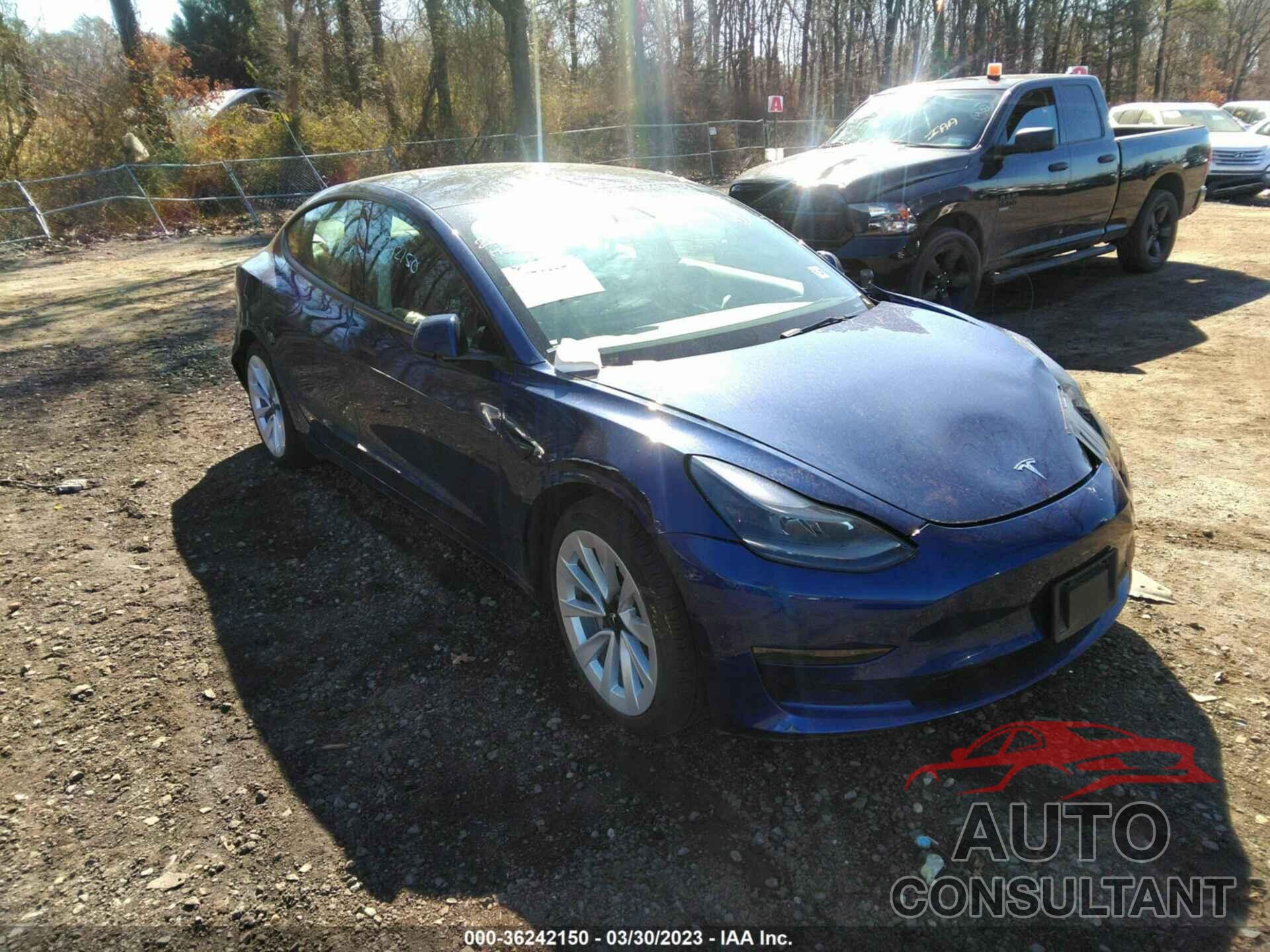 TESLA MODEL 3 2022 - 5YJ3E1EA9NF288311