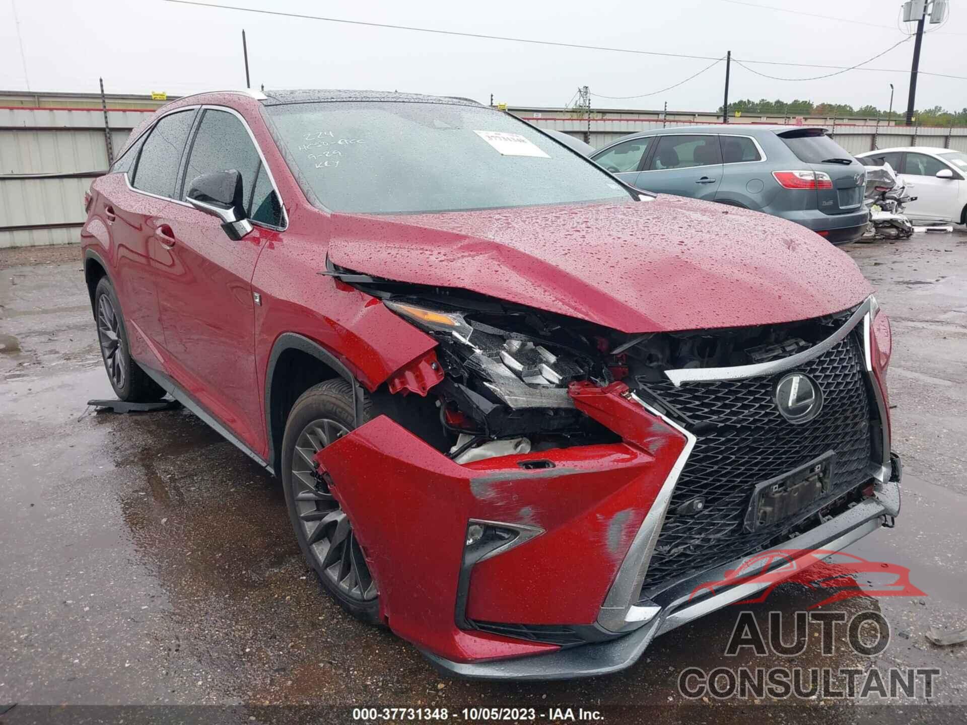 LEXUS RX 350 2017 - 2T2ZZMCA9HC068481