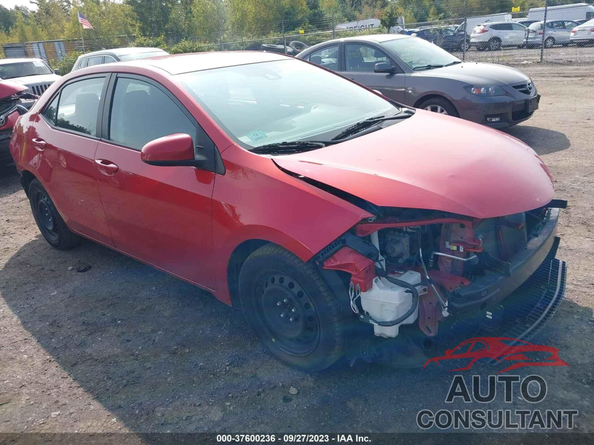 TOYOTA COROLLA 2019 - 2T1BURHE7KC235036