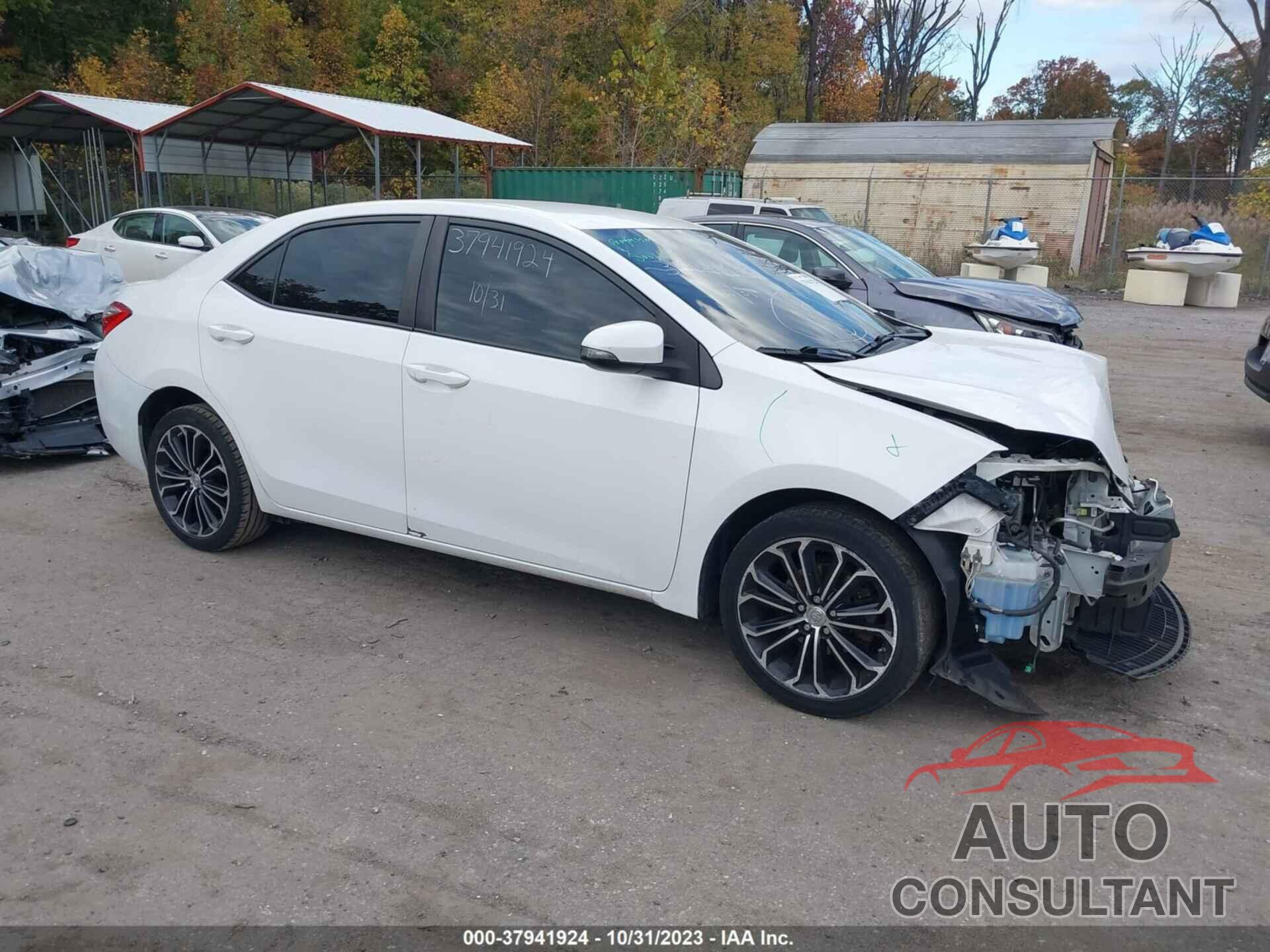 TOYOTA COROLLA 2016 - 2T1BURHE9GC615938