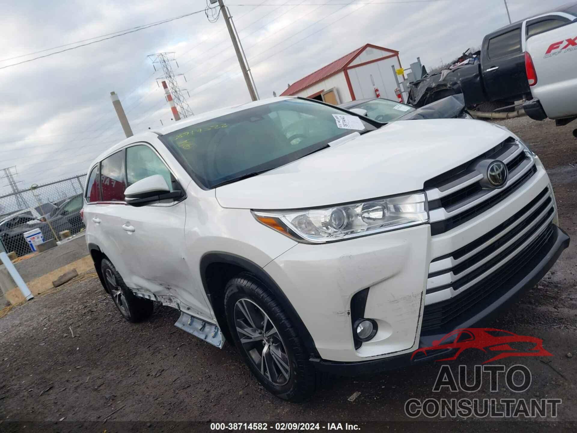 TOYOTA HIGHLANDER 2017 - 5TDBZRFHXHS476233