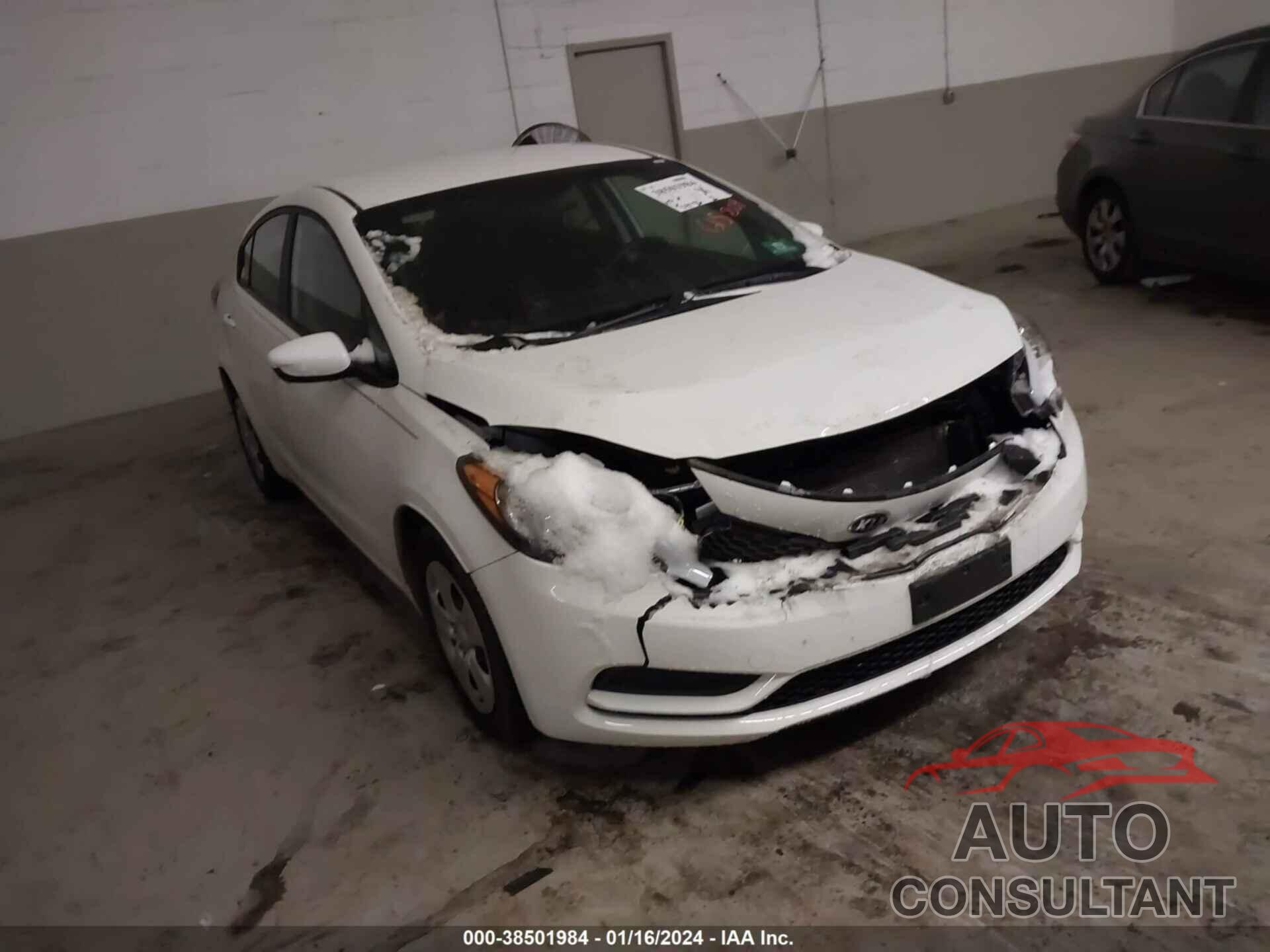 KIA FORTE 2016 - KNAFK4A6XG5615809