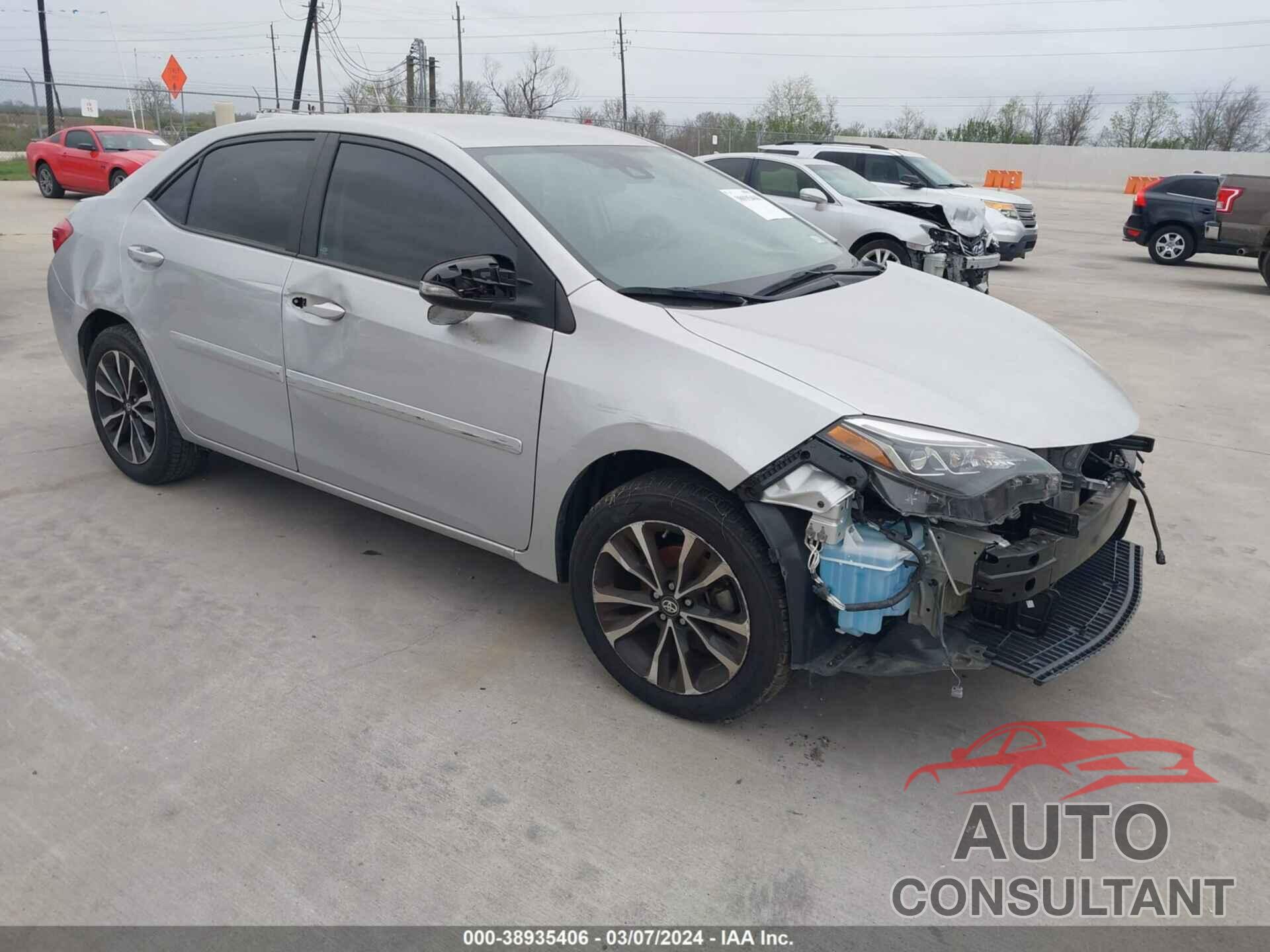 TOYOTA COROLLA 2017 - 5YFBURHE6HP685589