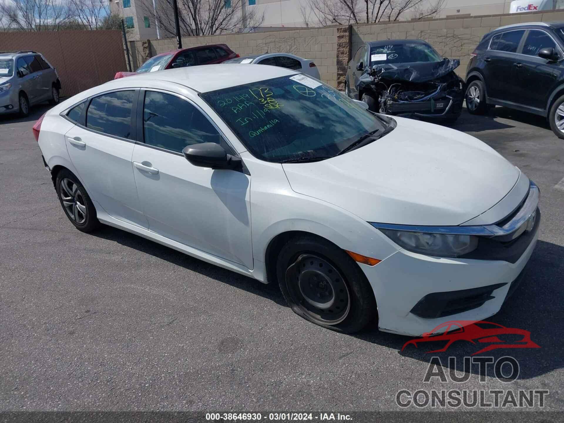 HONDA CIVIC 2017 - 2HGFC2F58HH523050