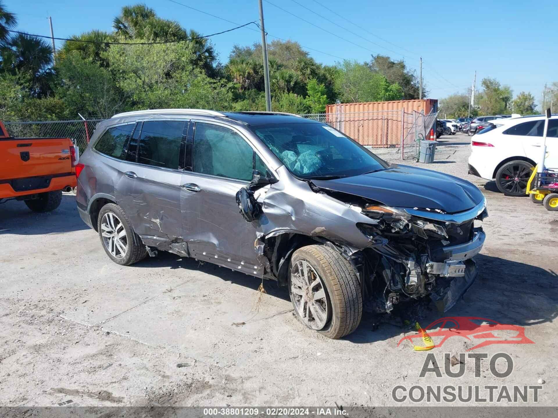 HONDA PILOT 2016 - 5FNYF5H90GB011576