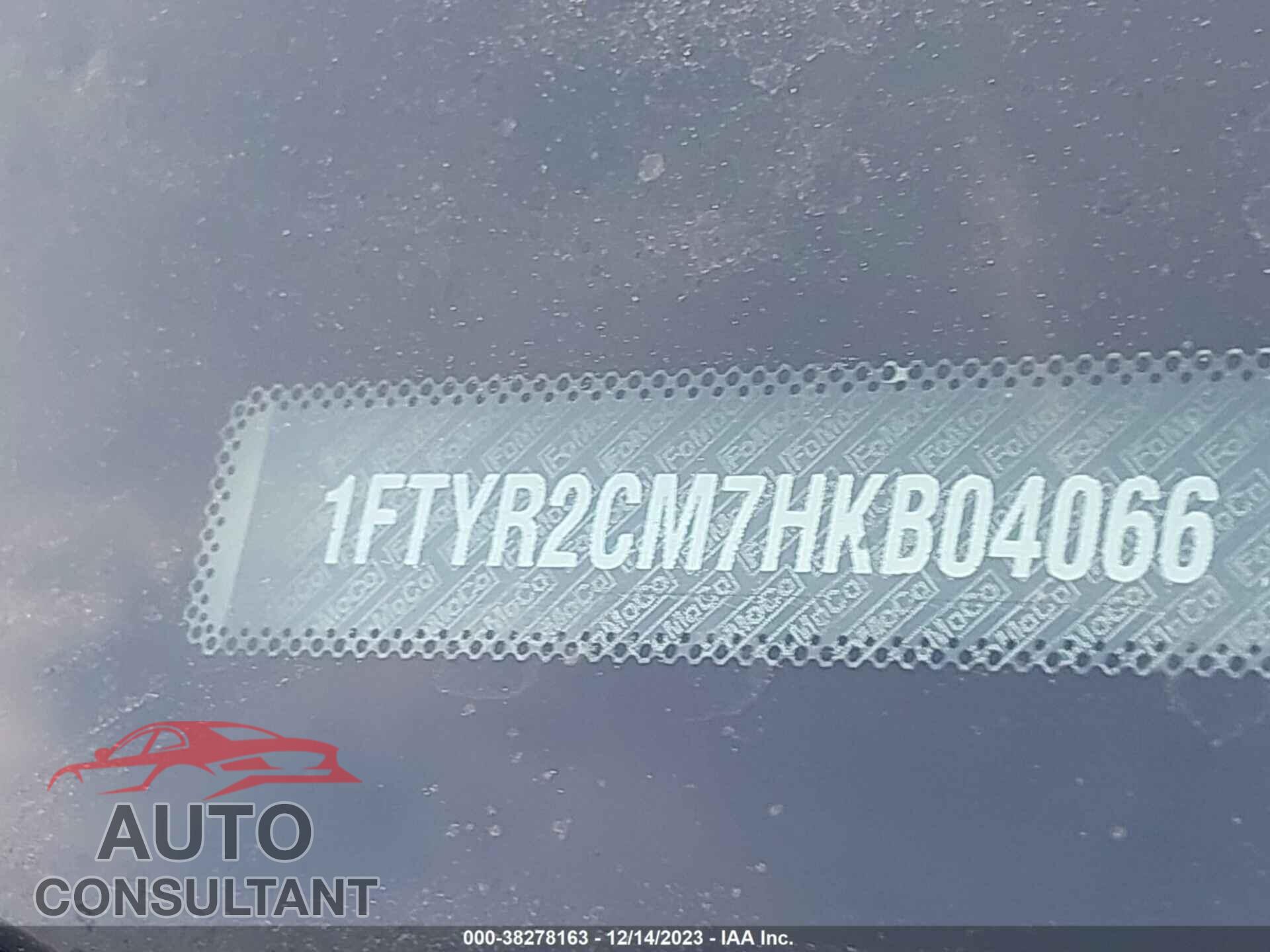 FORD TRANSIT 2017 - 1FTYR2CM7HKB04066