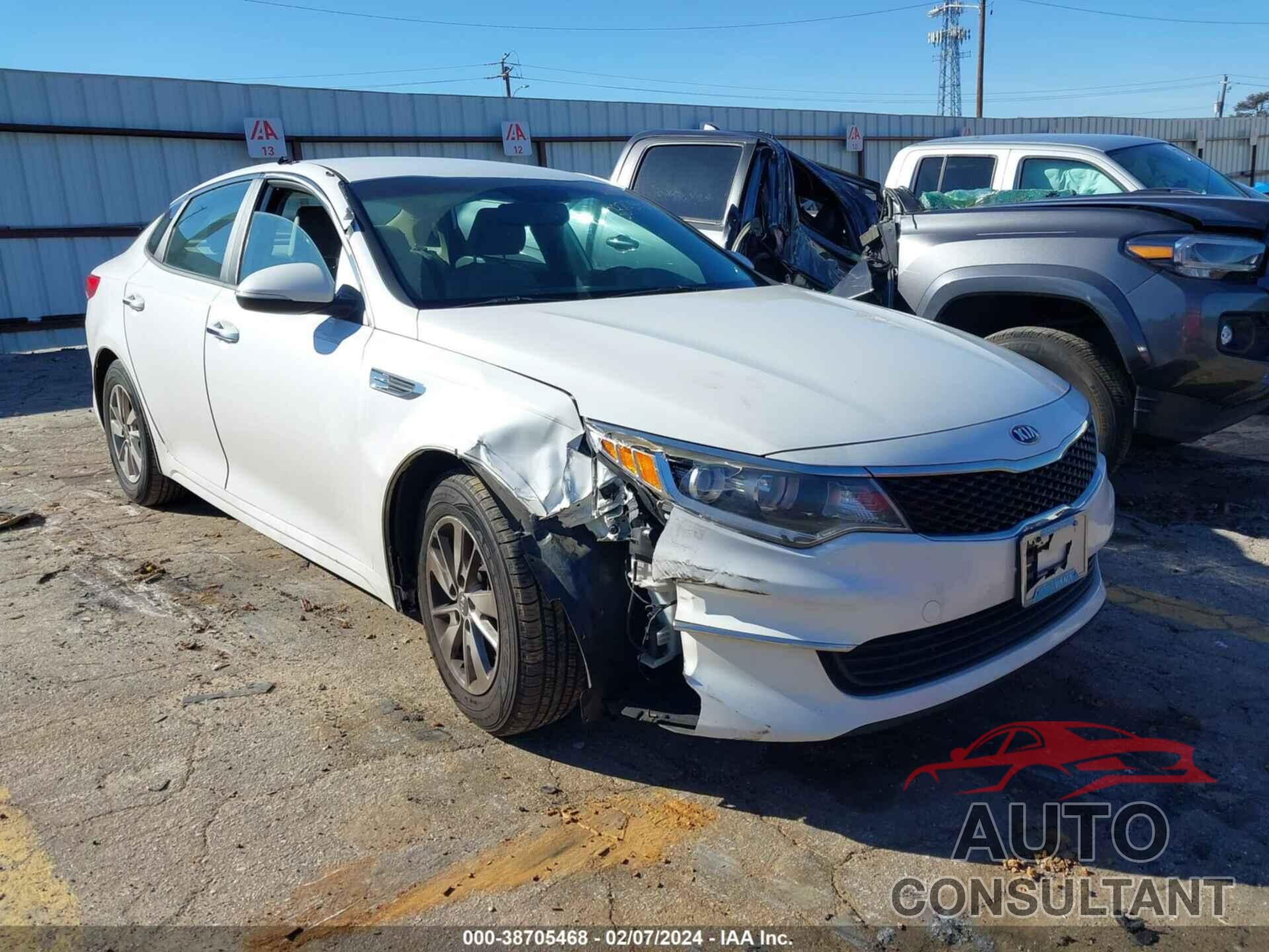 KIA OPTIMA 2016 - KNAGT4L32G5101862