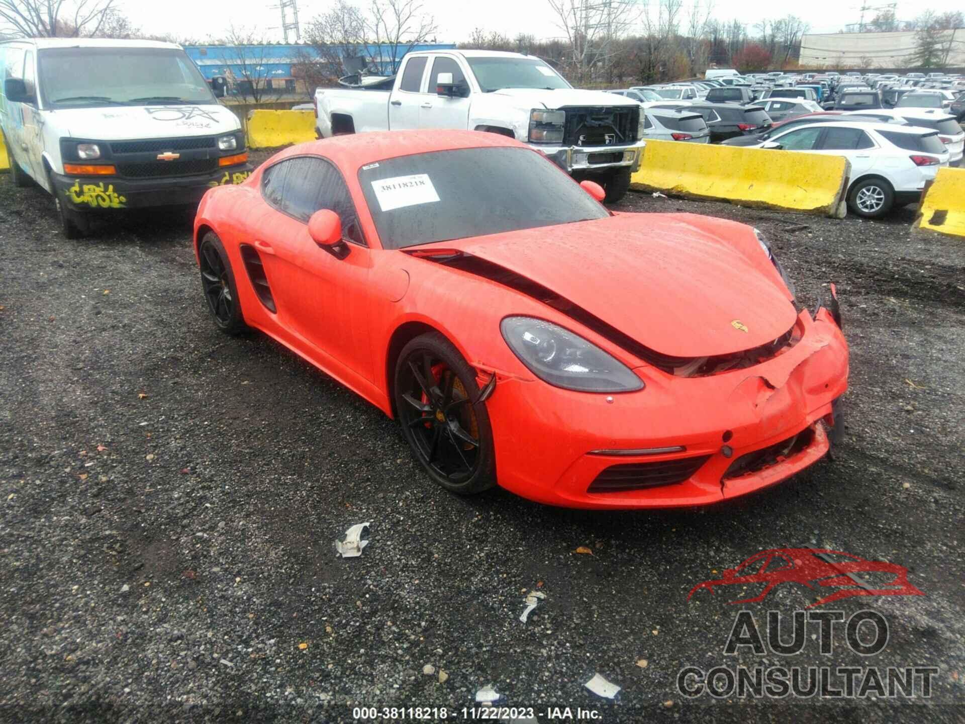 PORSCHE 718 CAYMAN 2017 - WP0AB2A8XHS285305