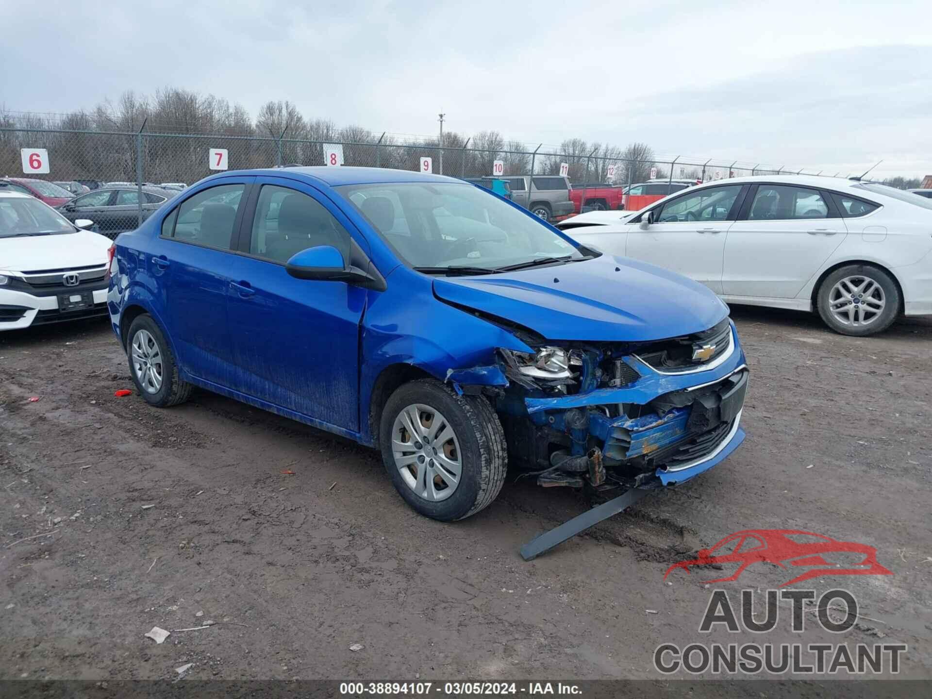 CHEVROLET SONIC 2020 - 1G1JB5SB8L4122055