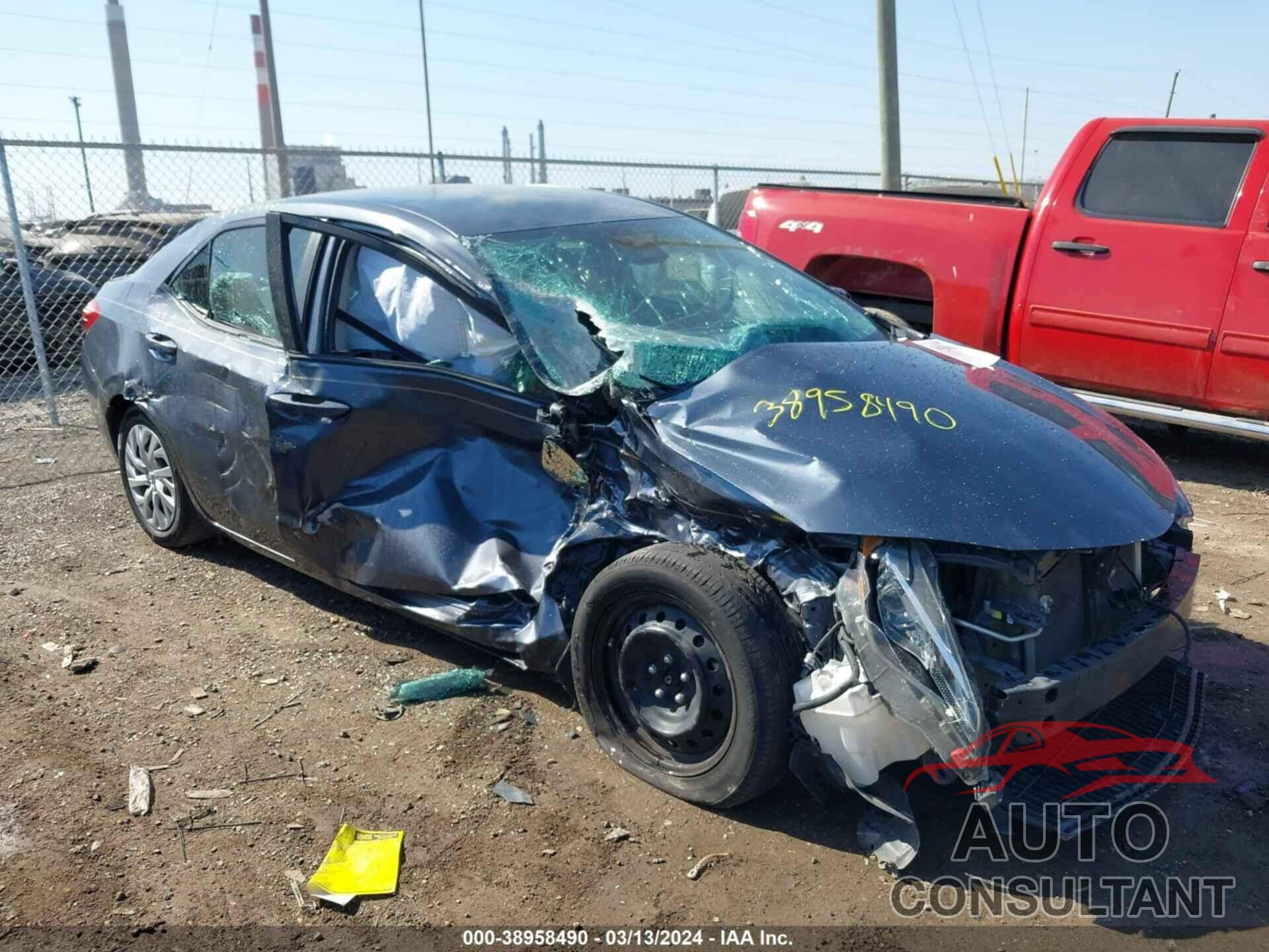 TOYOTA COROLLA 2019 - 5YFBURHE6KP921519