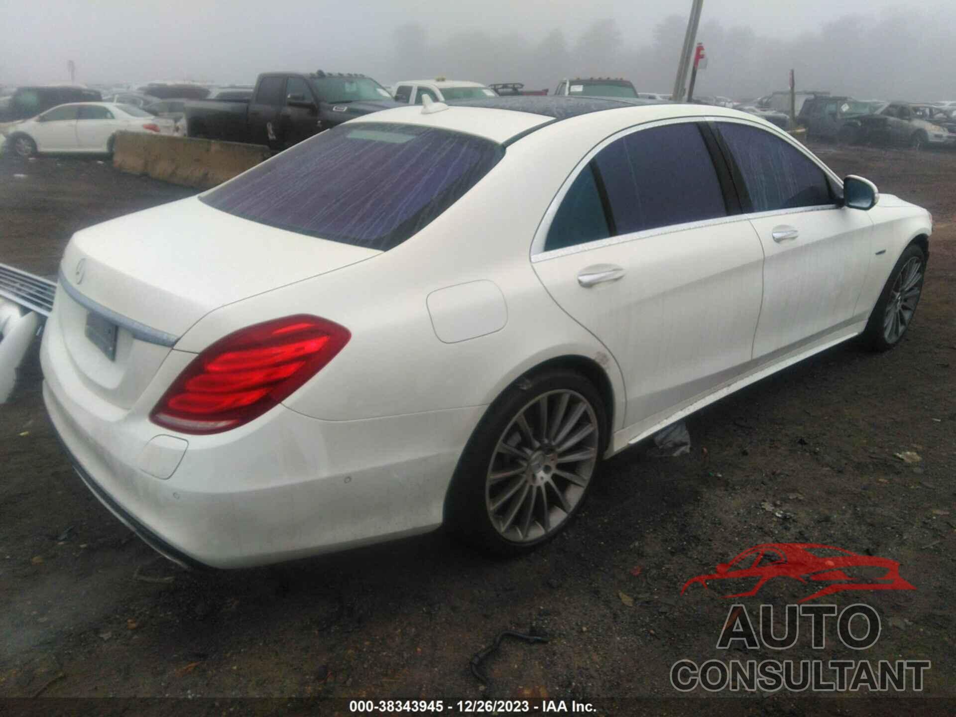 MERCEDES-BENZ S-CLASS 2016 - WDDUG6DB5GA245544